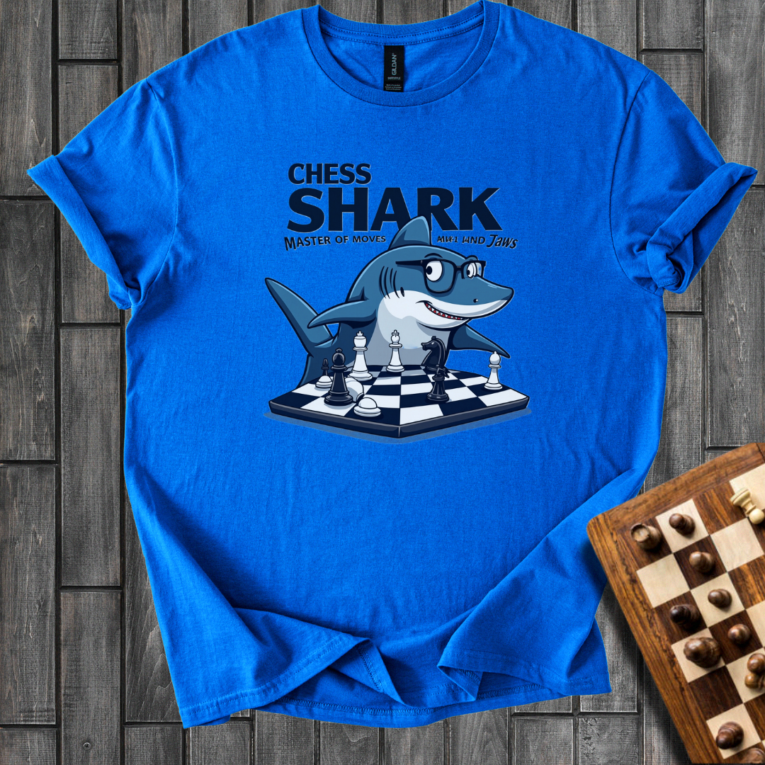 Shark Strategy Chess T-Shirt