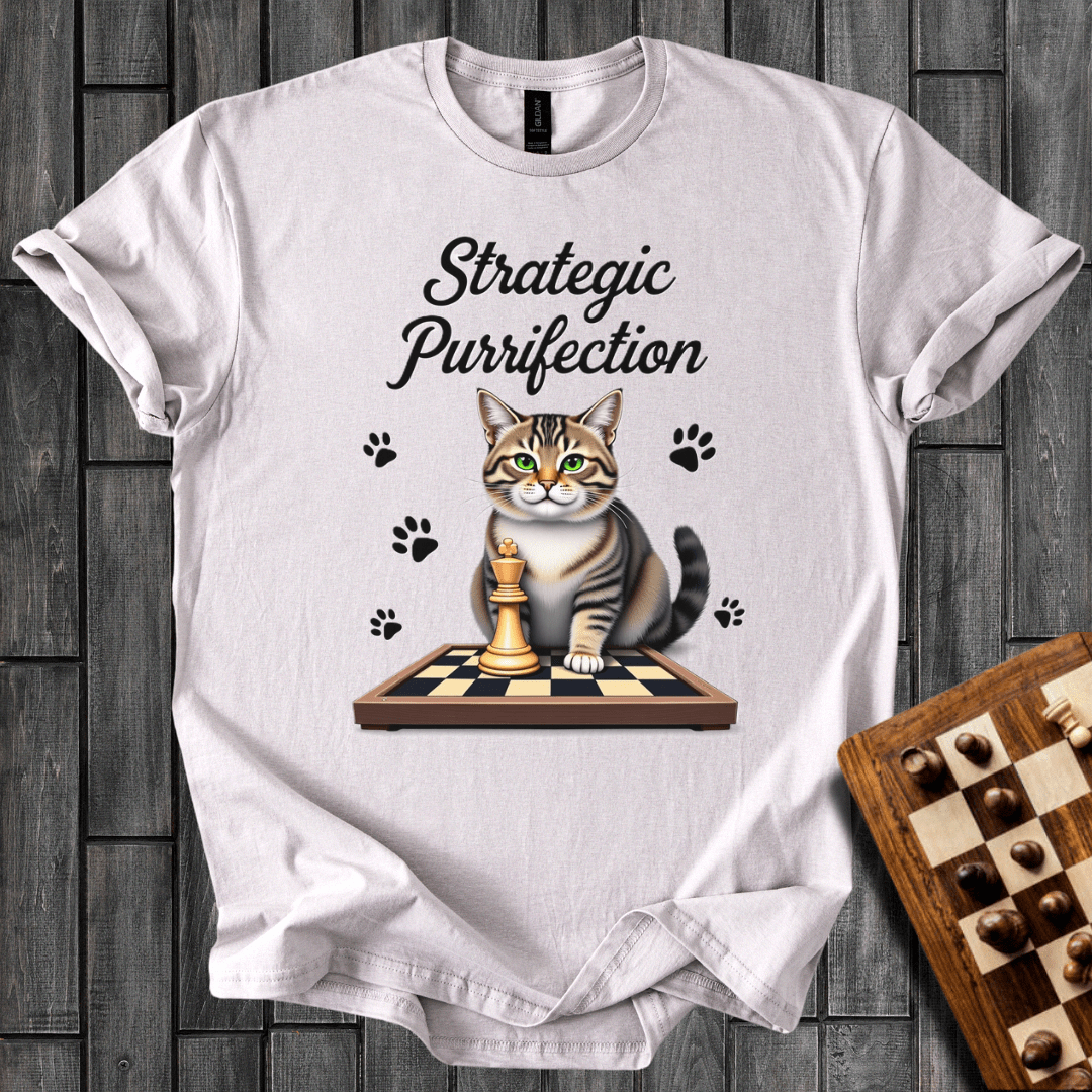 Purr Powerfull Chess T-Shirt
