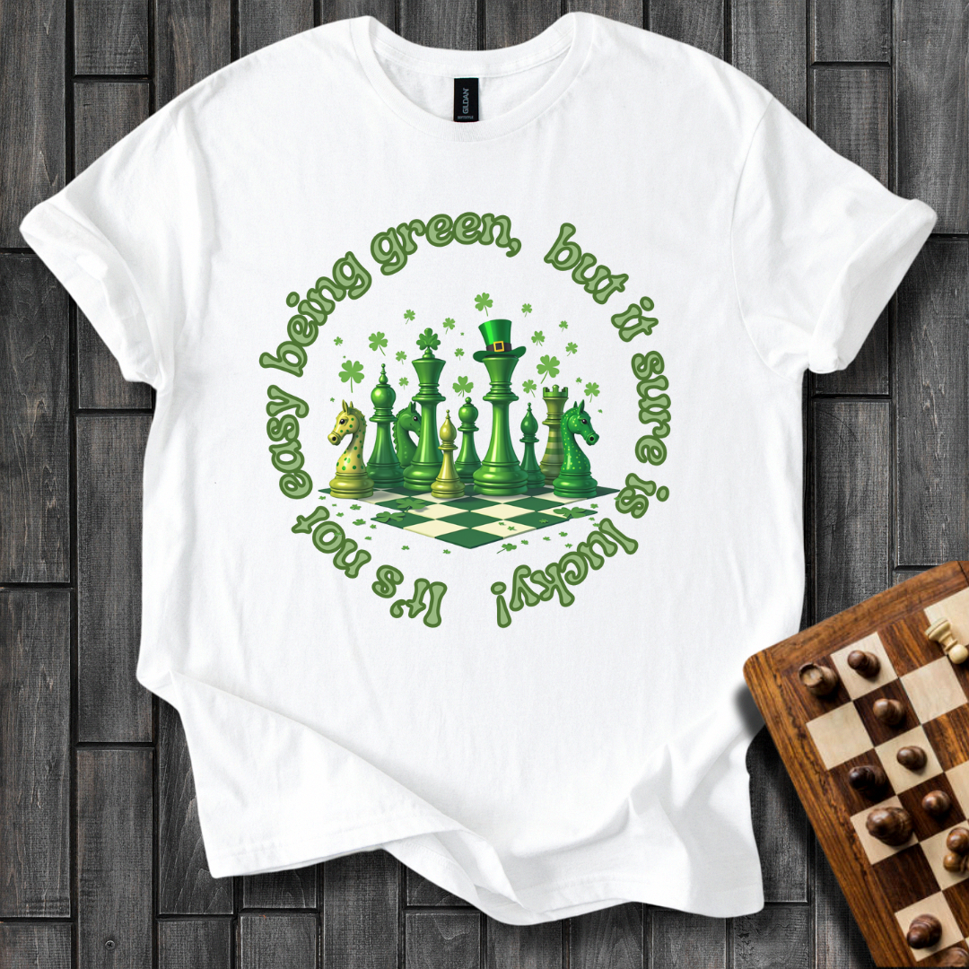 Lucky to be Green Chess T-Shirt