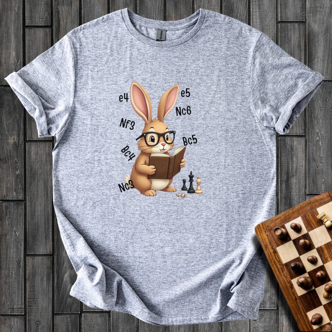 Easter Bunny's Studies Chess T-Shirt