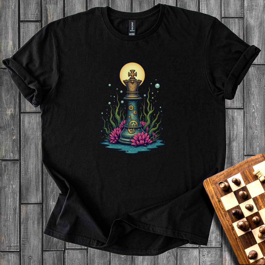 Steampunk Reef Chess T-Shirt