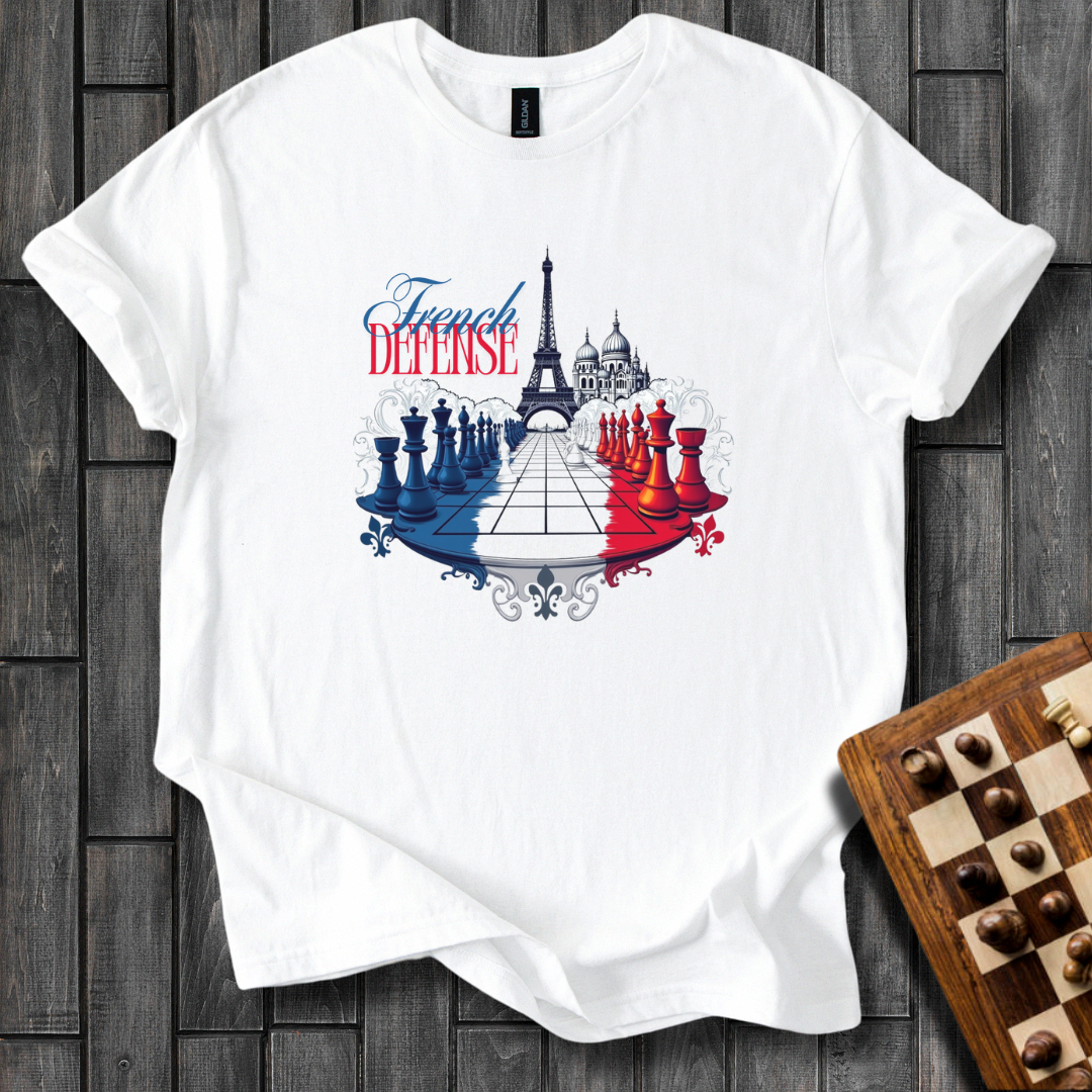French Defense Chess T-Shirt