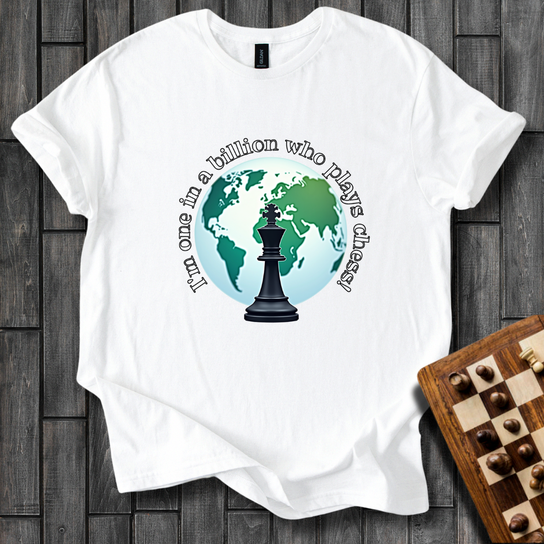 One in a Billion Chess T-Shirt