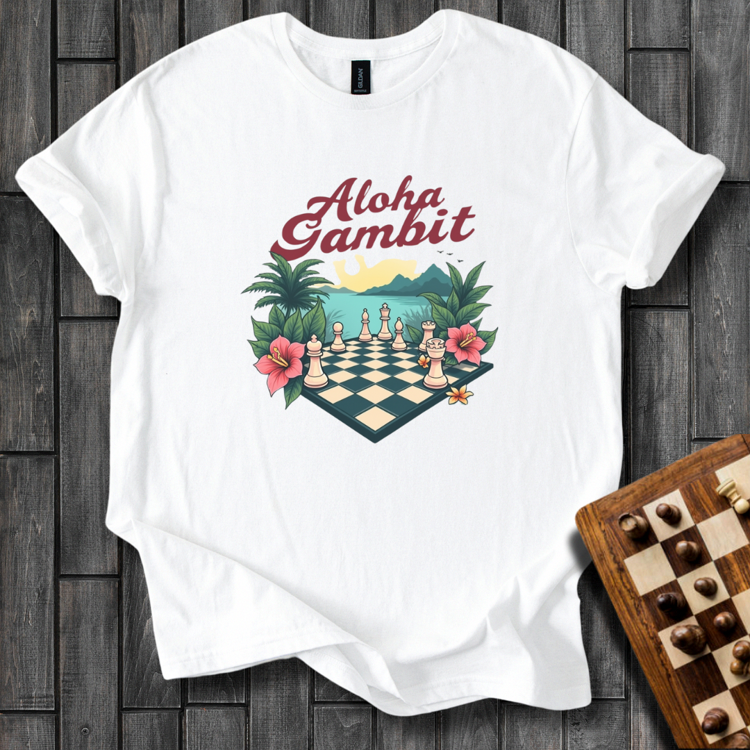 Aloha Gambit Chess T-Shirt