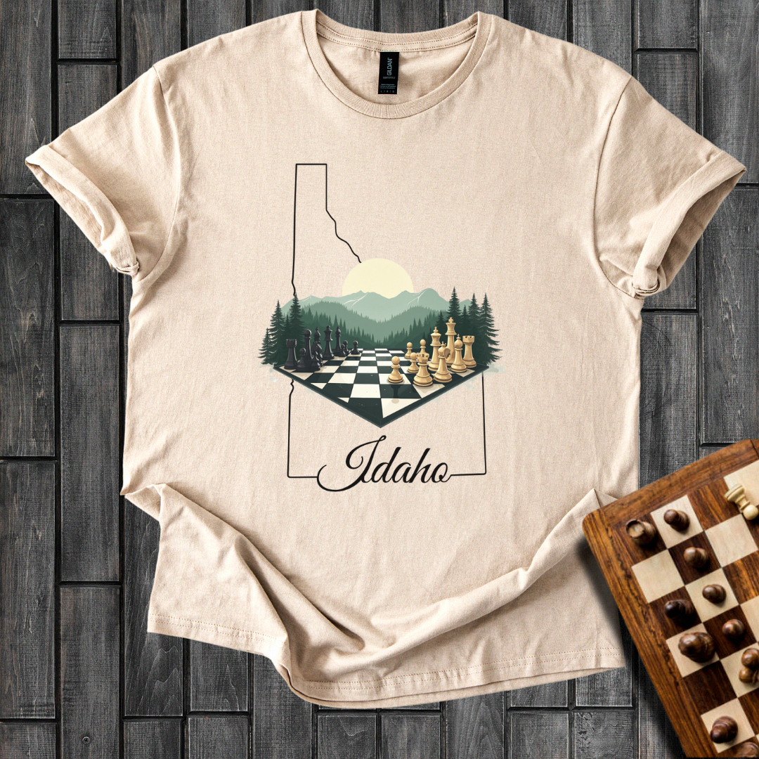 Idaho’s Golden Hour Chess T-Shirt