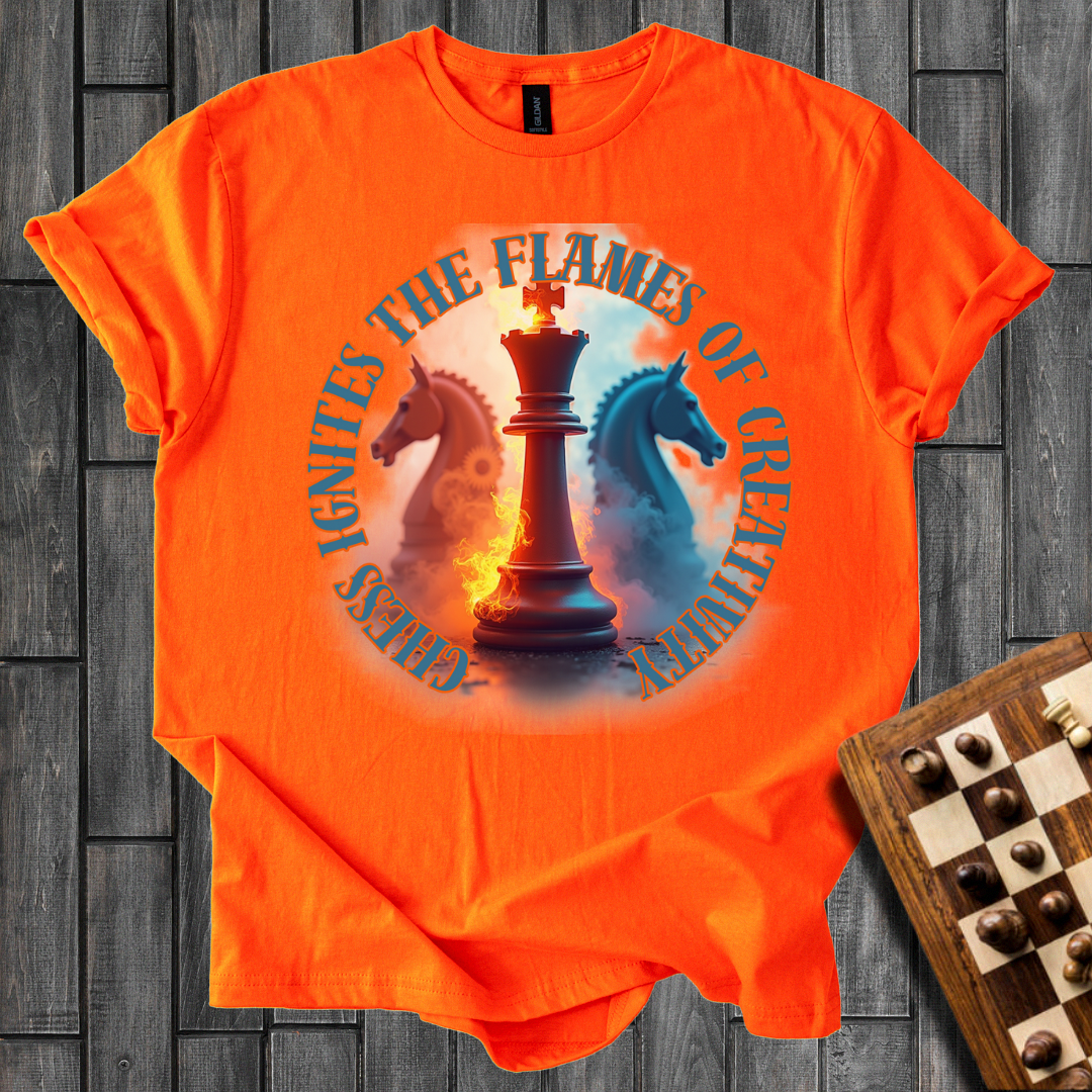 Luminous King Chess T-Shirt