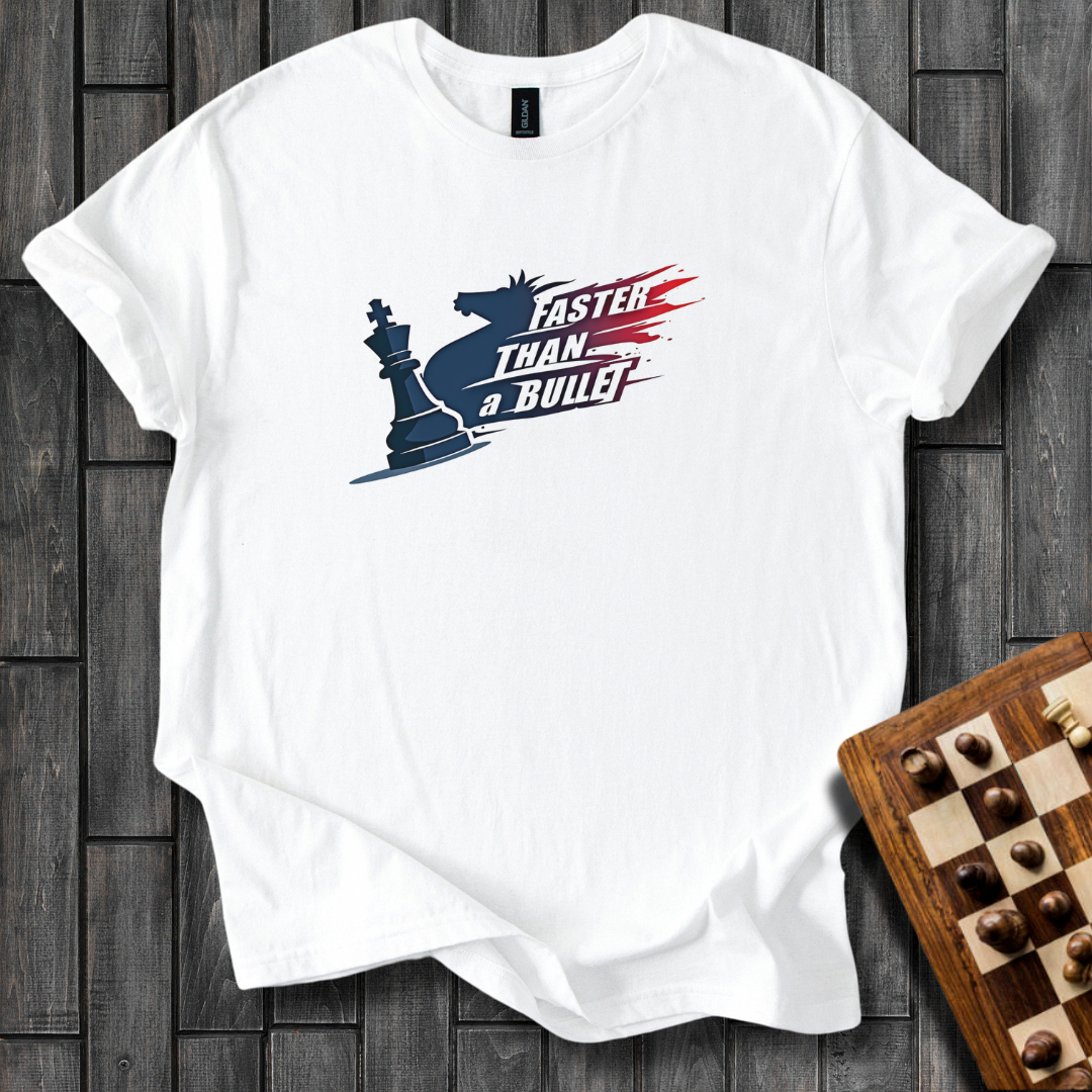 Faster Than a Bullet Chess T-Shirt