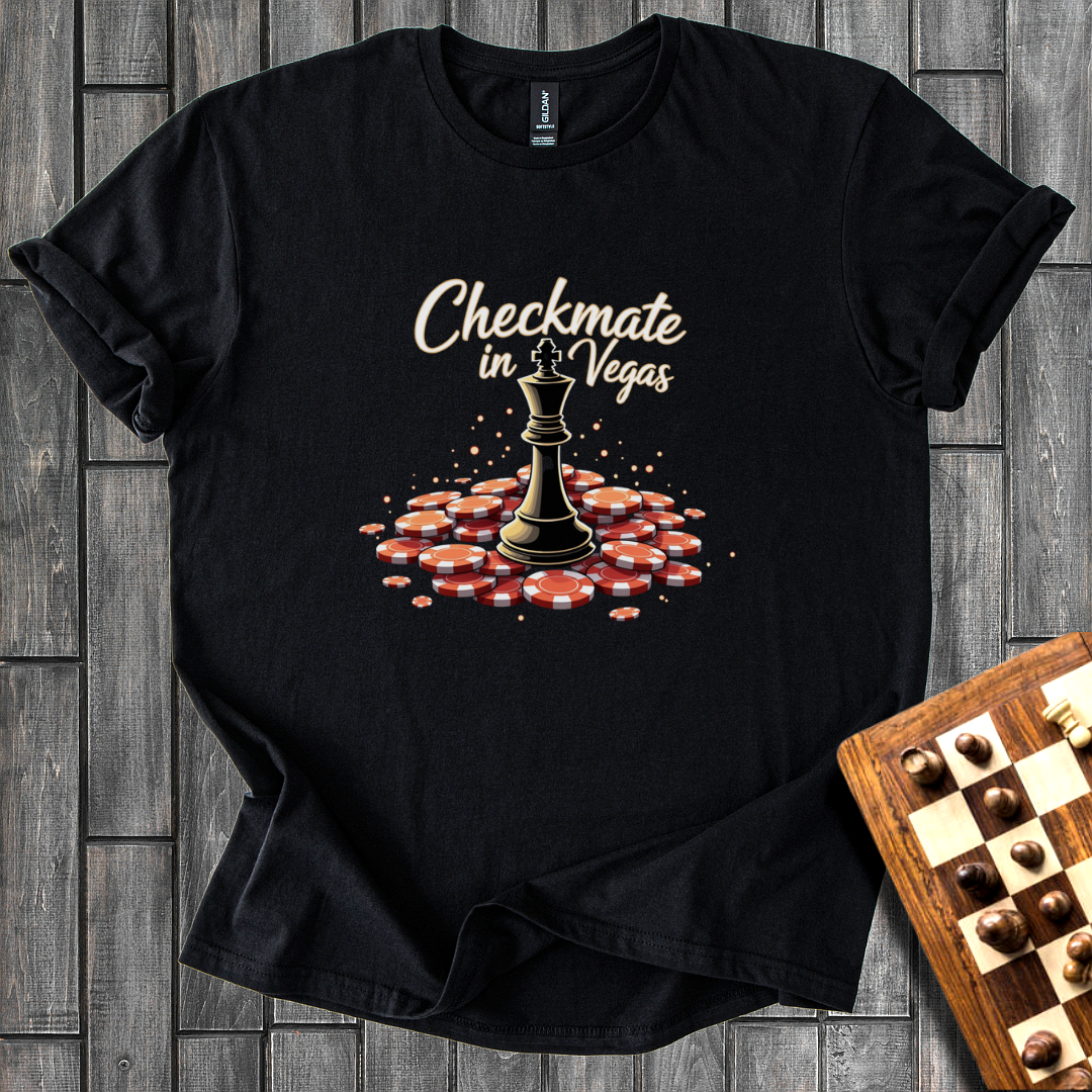 Checkmate in Vegas Chess T-Shirt