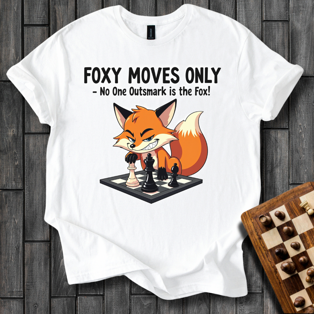 The Secret Foxy Strategy Chess T-Shirt