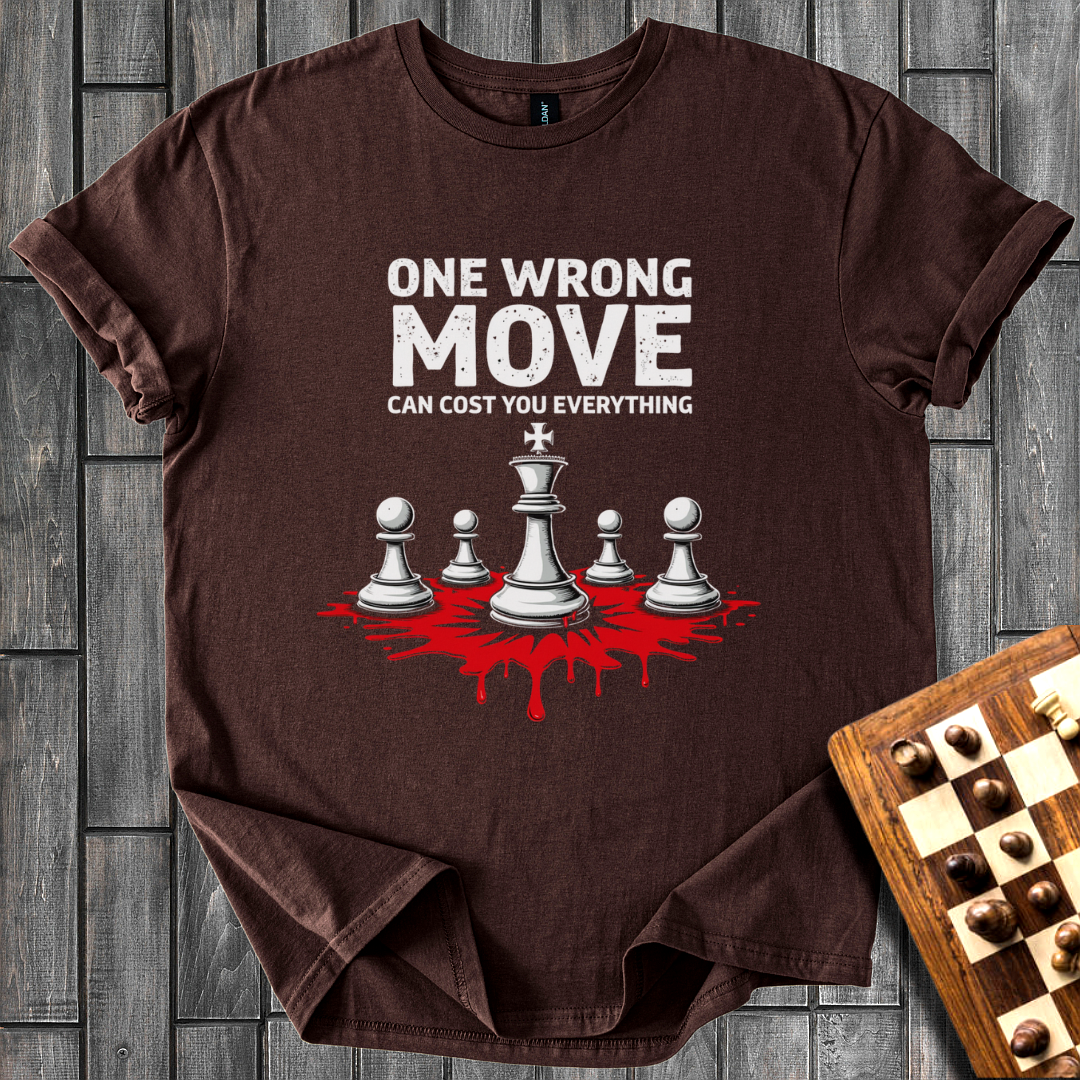 One Wrong Move Chess T-Shirt