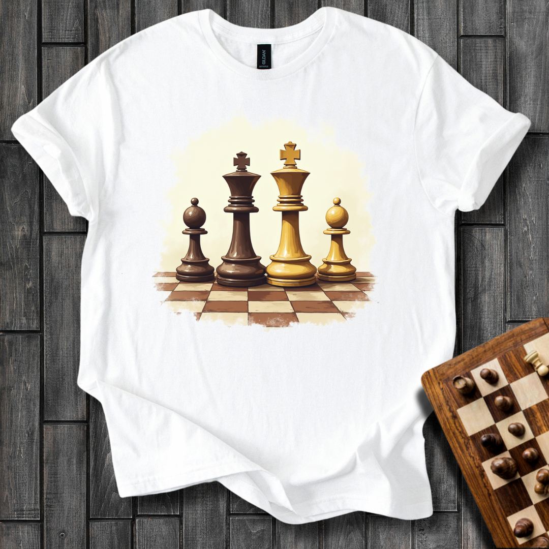 White and Dark Chocolate Chess T-Shirt