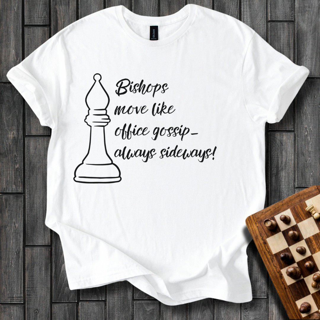 Office Bishop Chess T-Shirt