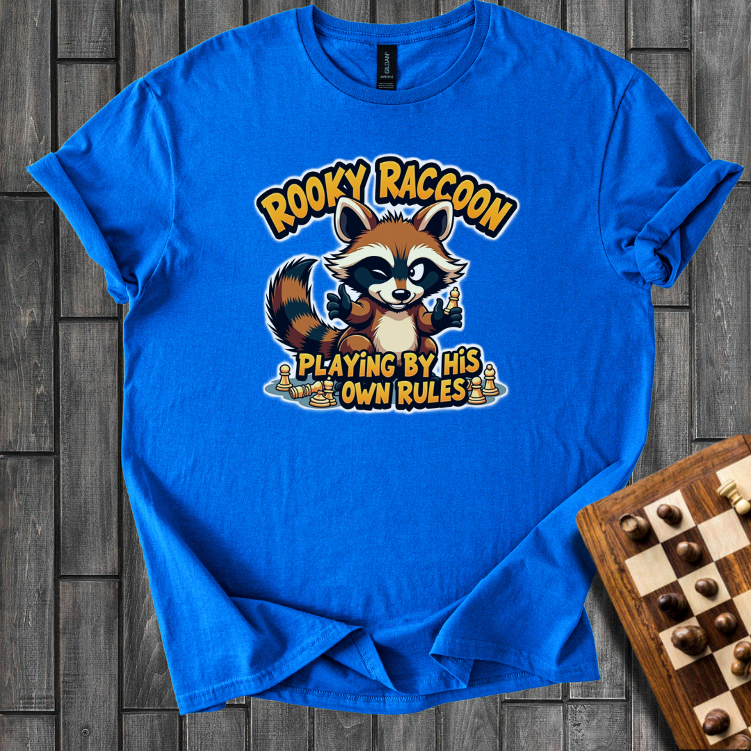 Rooky Raccoon Chess T-Shirt