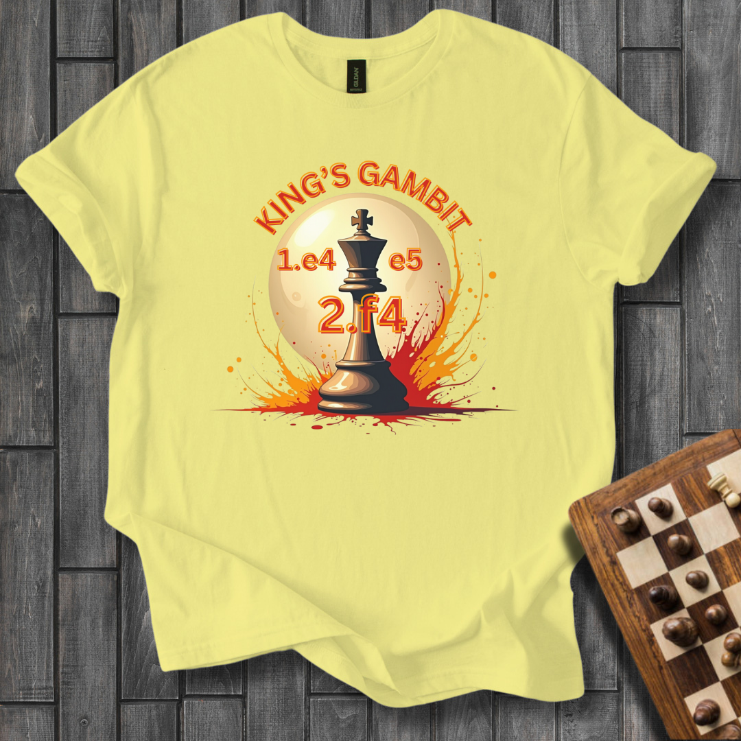 Real King's Gambit Chess T-Shirt