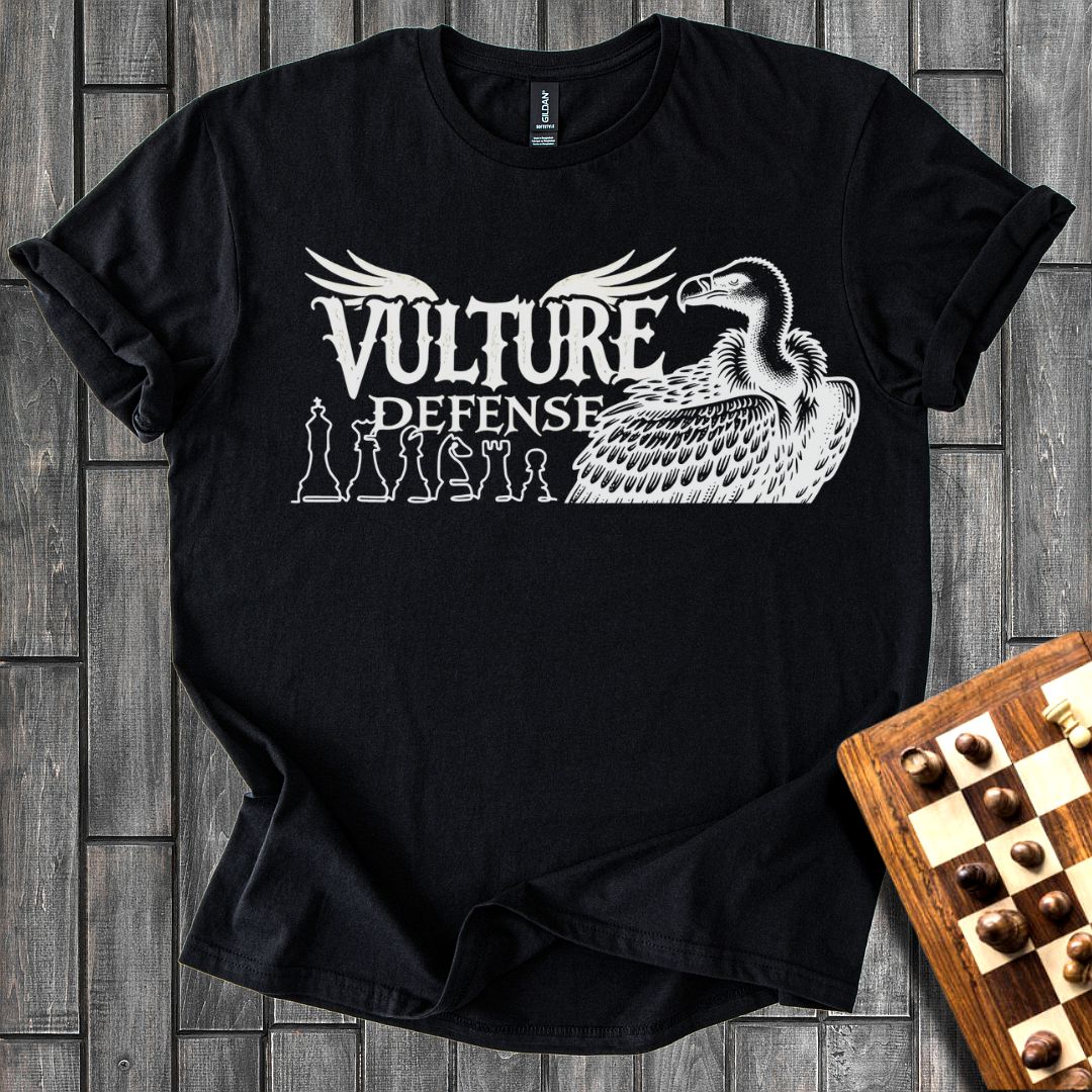 Vulture Defense Chess T-Shirt