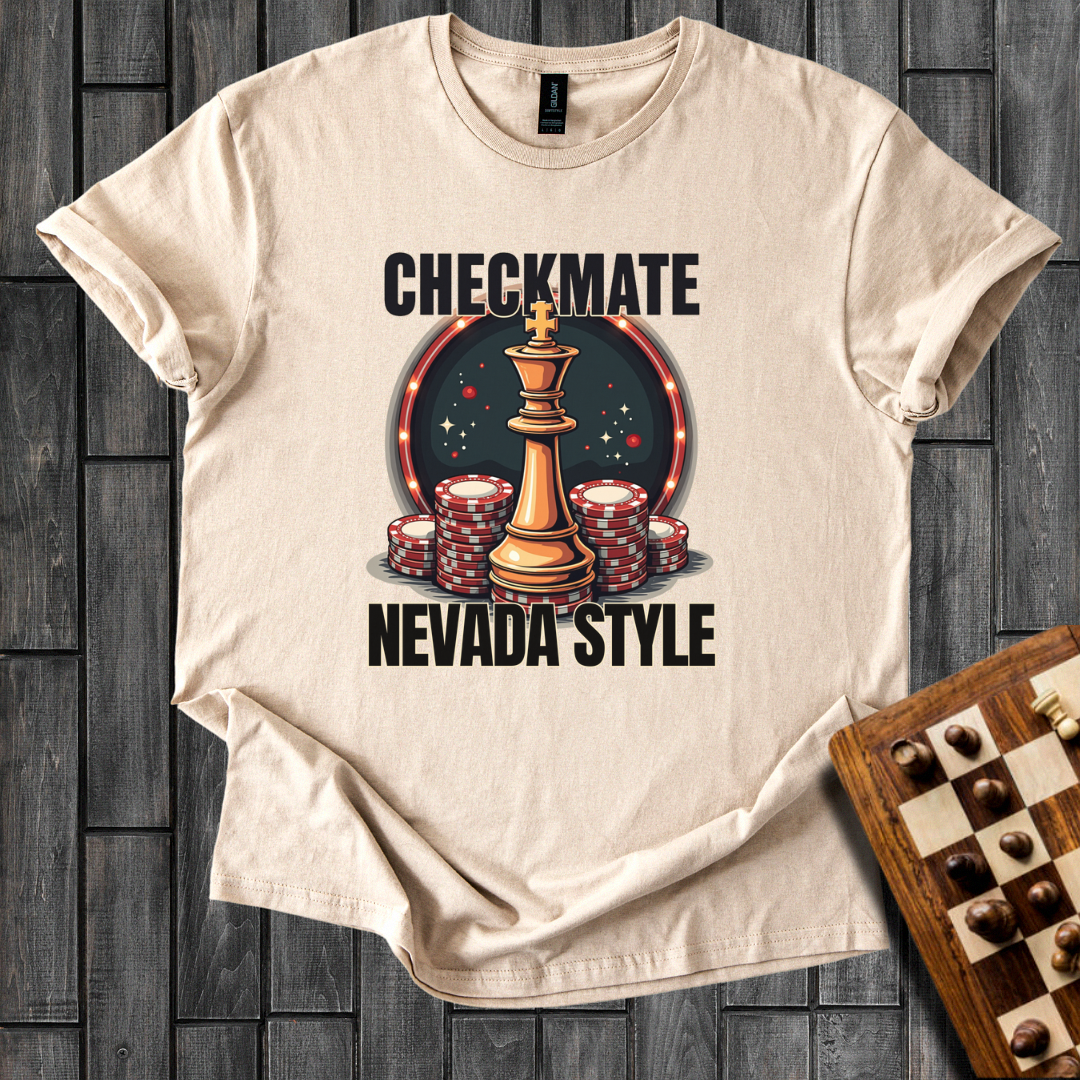 Checkmate Nevada Style Chess T-Shirt
