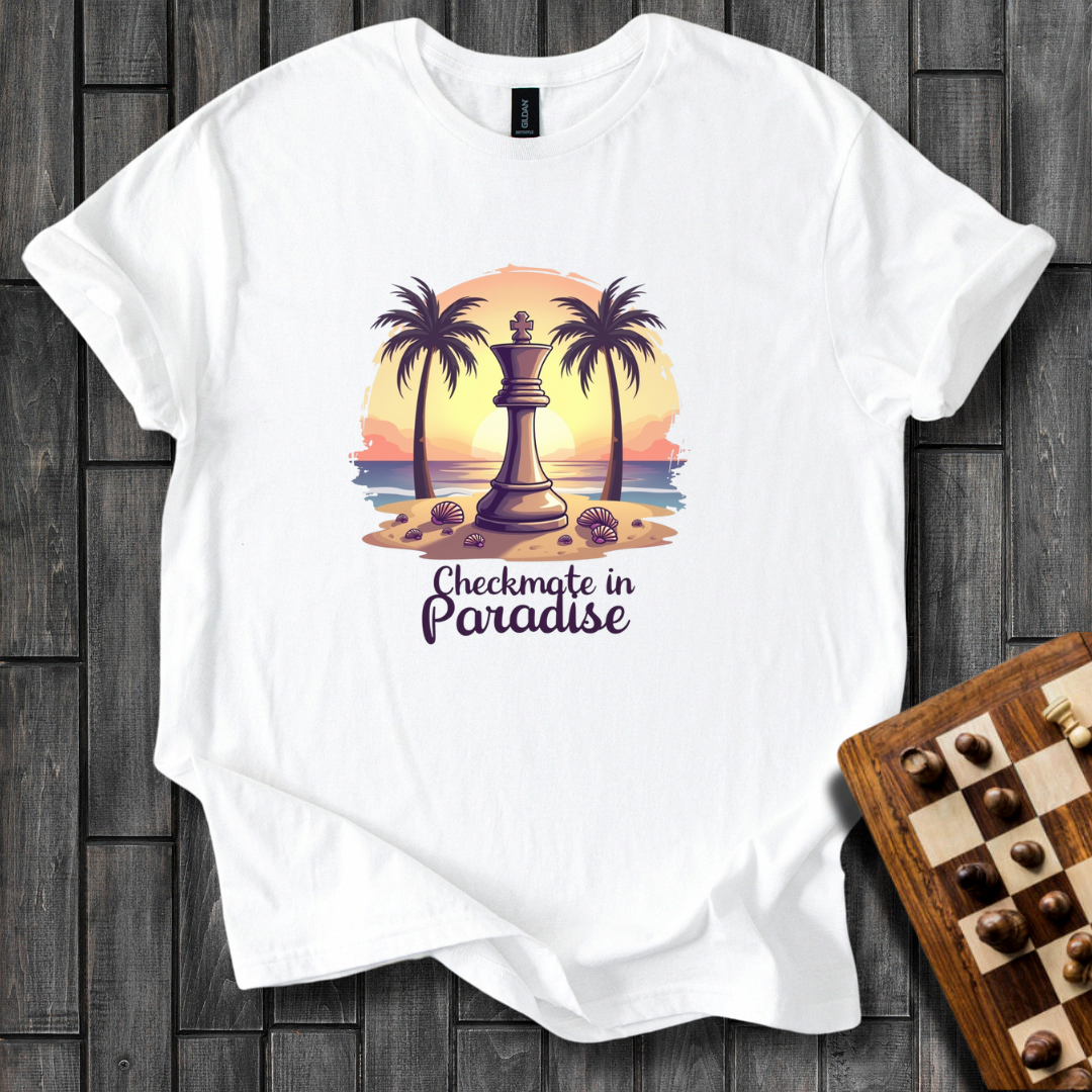 Checkmate in Paradise Chess T-Shirt