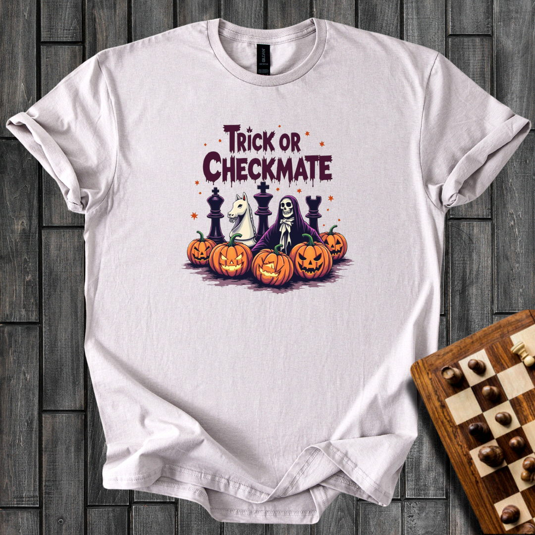 Checkered Horrors Chess T-Shirt