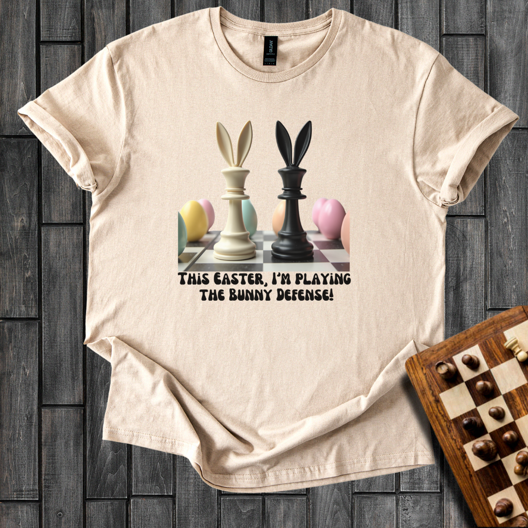 Bunny Defense Chess T-Shirt