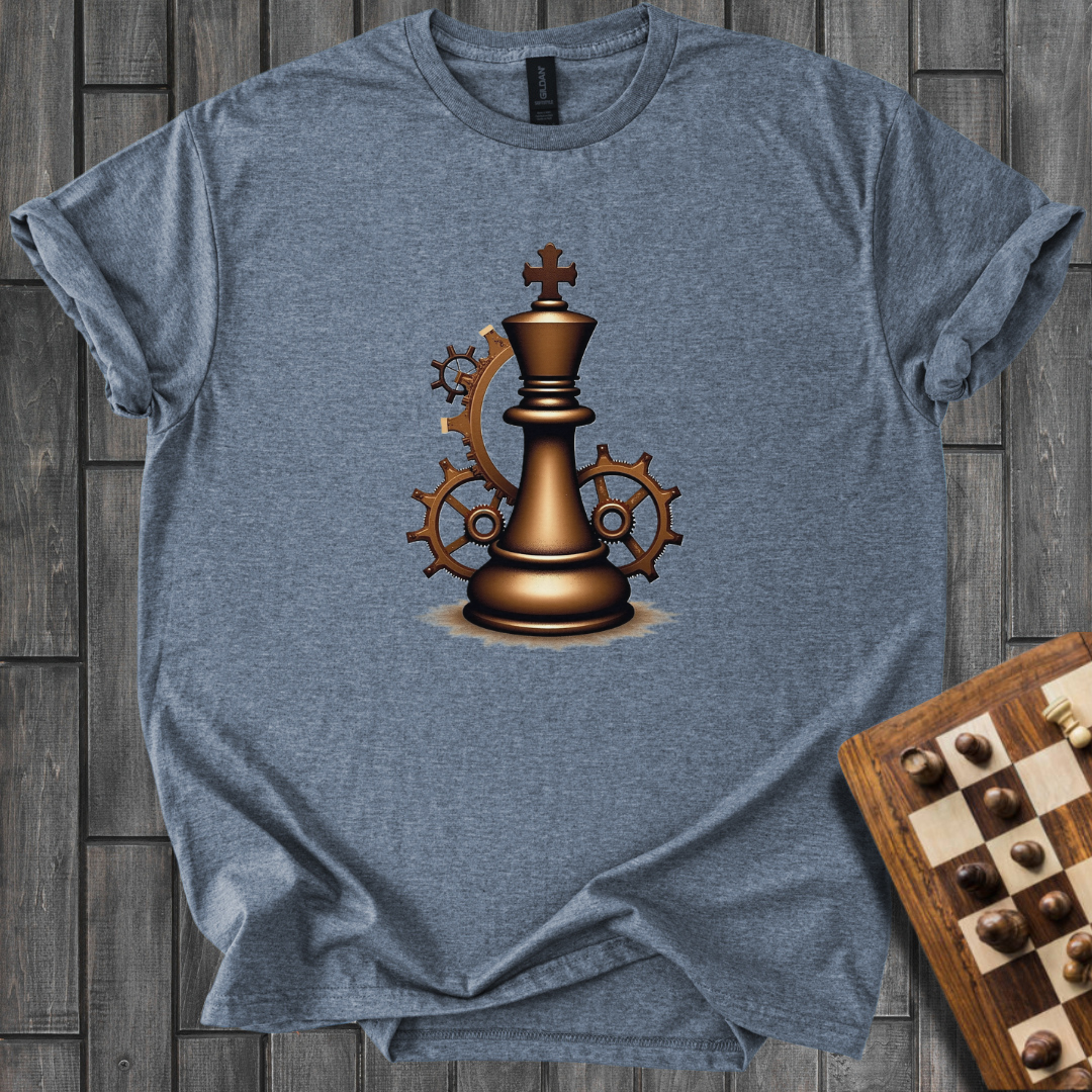 Steampunk Chess King T-Shirt