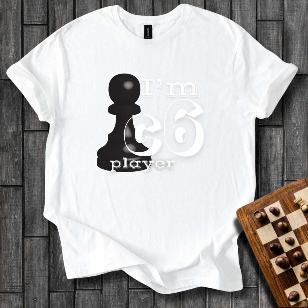 c6 Player Chess T-Shirt