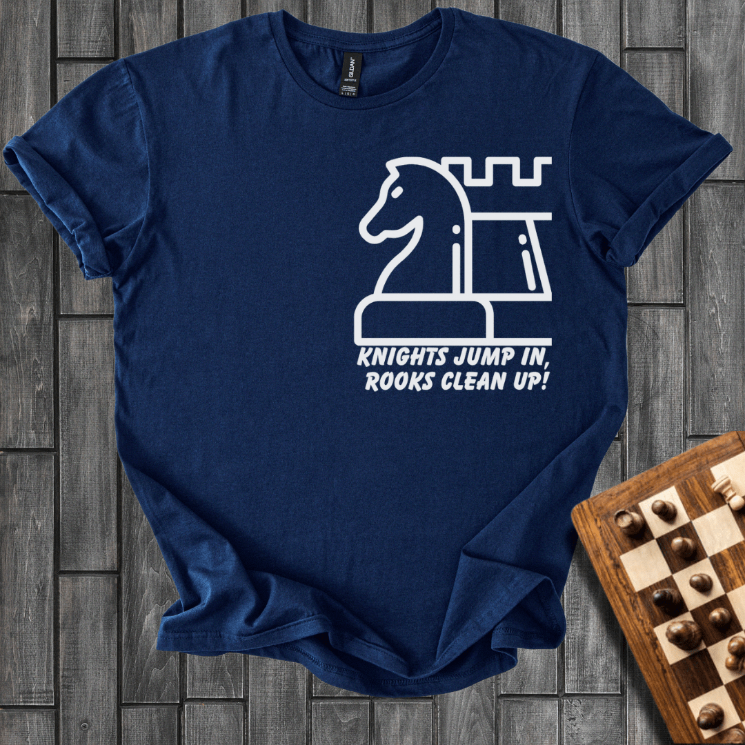 Knight & Rook Chess T-Shirt