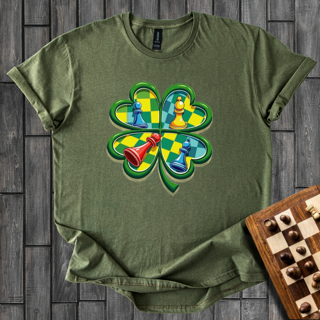 Lucky Chess Clover T-Shirt