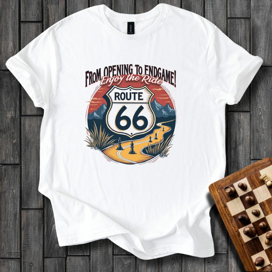 Chess Route 66 T-Shirt