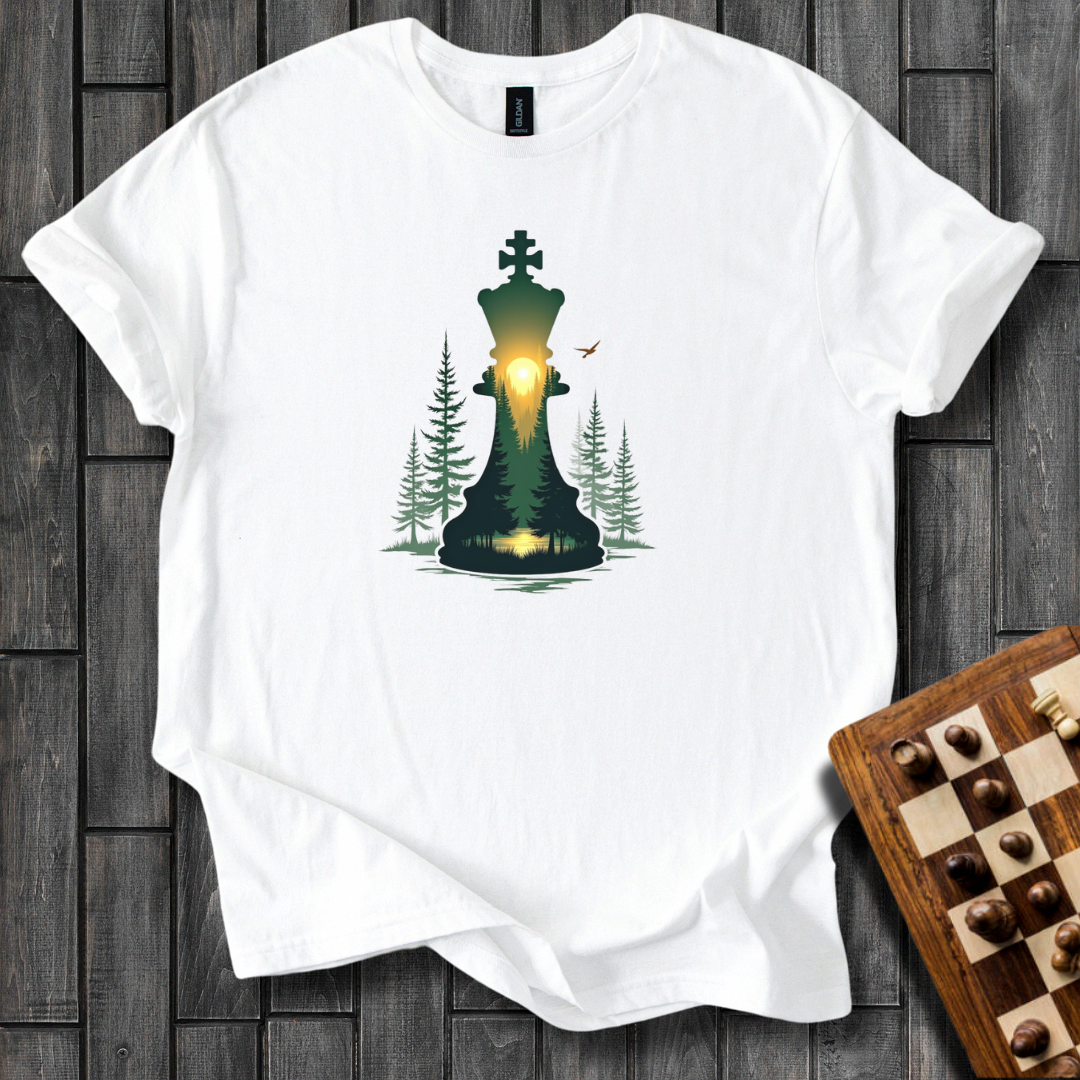 Majestic Dawn Chess King T-Shirt