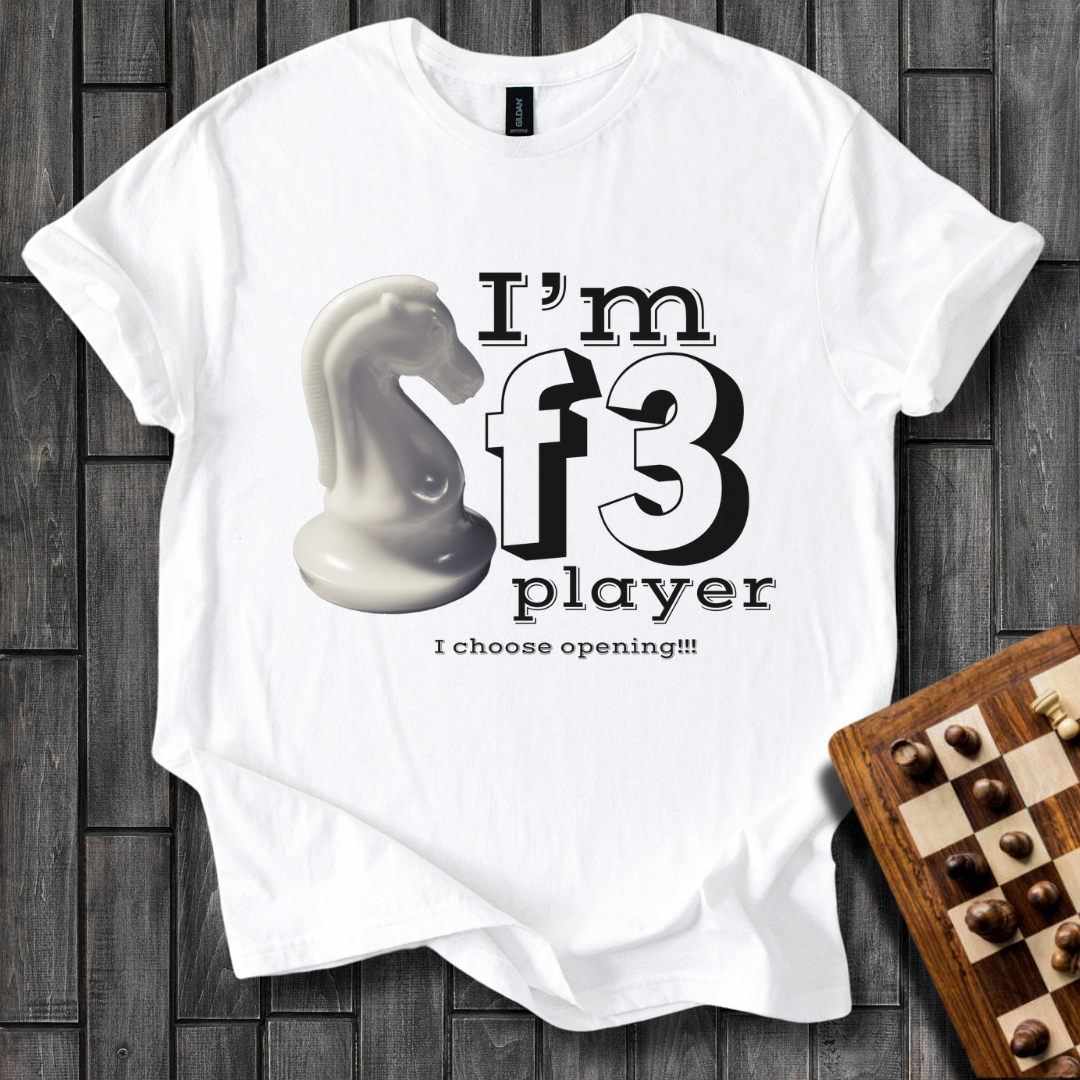 Nf3 Player Chess T-Shirt