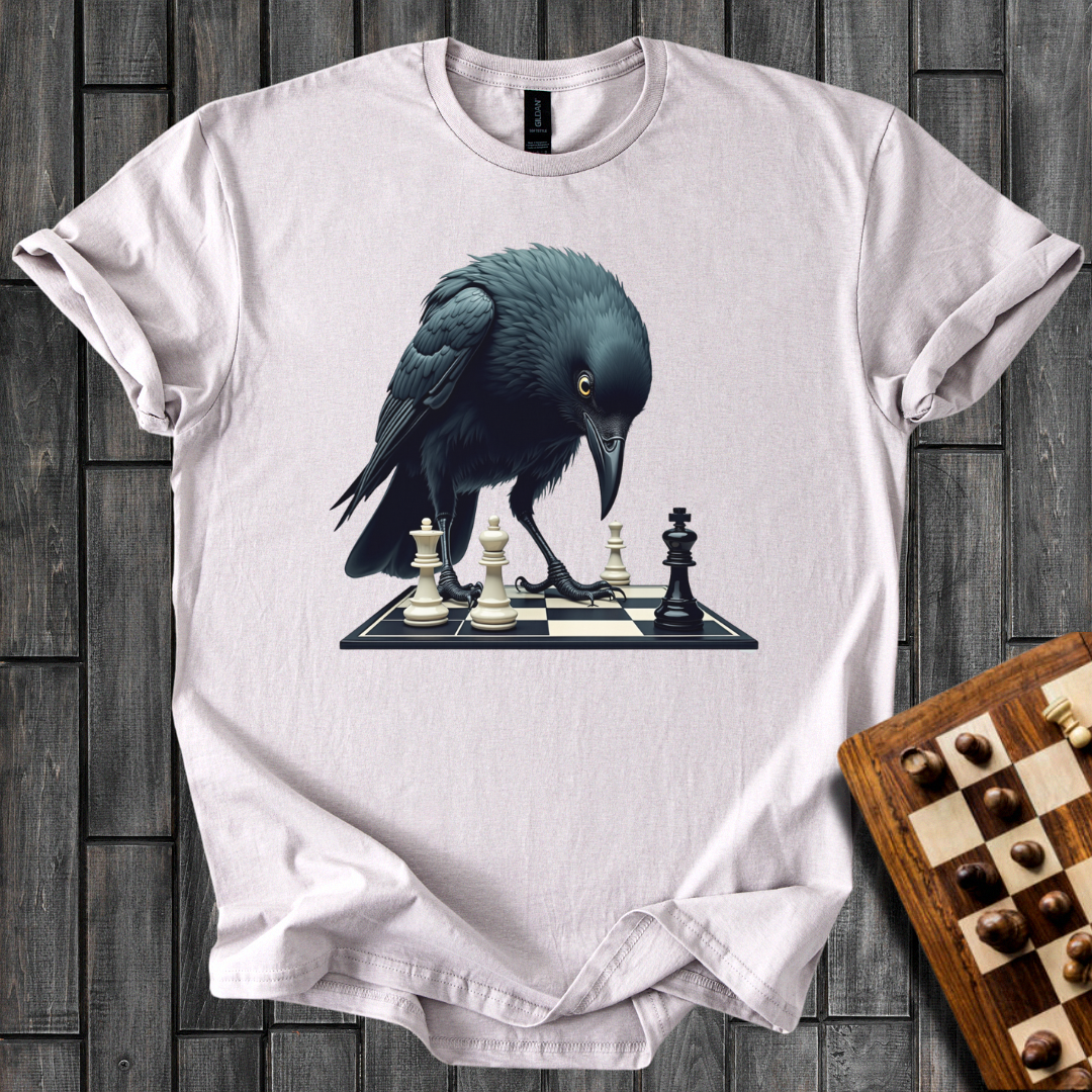 The Crow Knows Chess T-Shirt