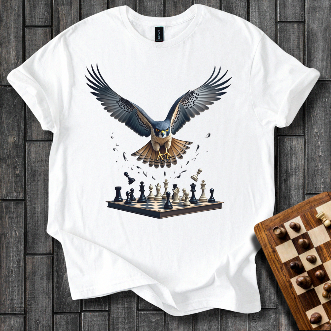 Falcon’s Flight Path Chess T-Shirt