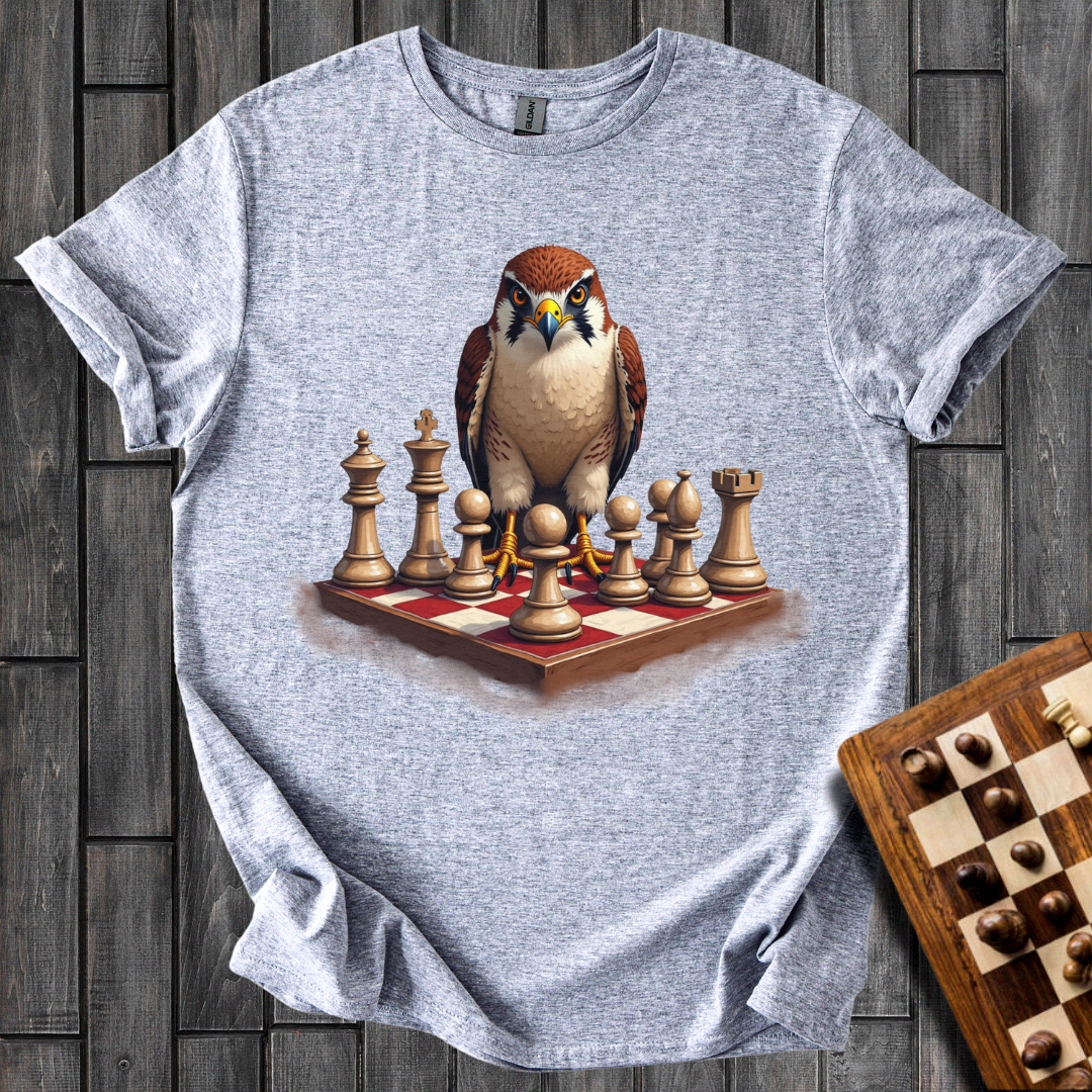 Falcon’s Check Chess T-Shirt