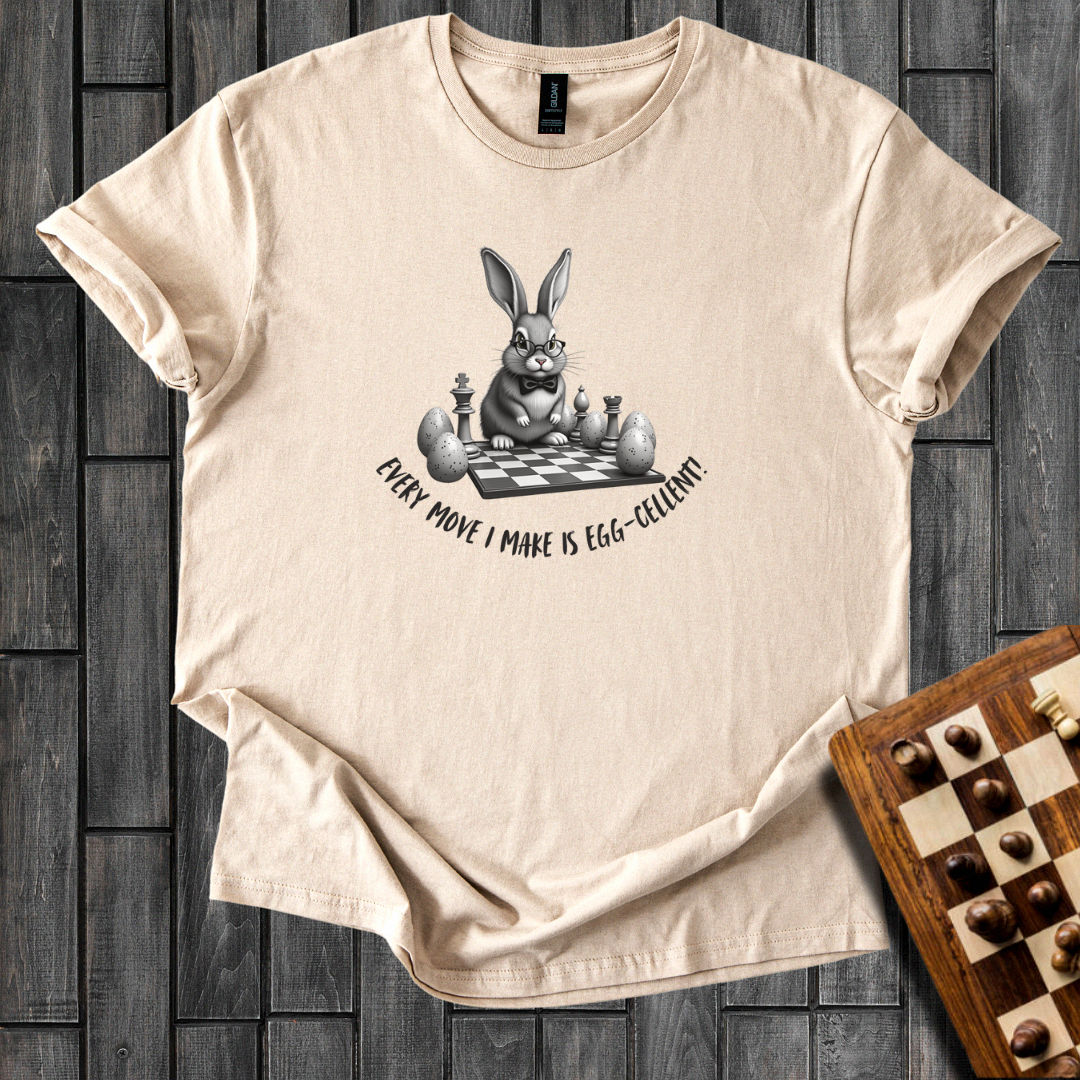 Egg-cellent Move Chess T-Shirt
