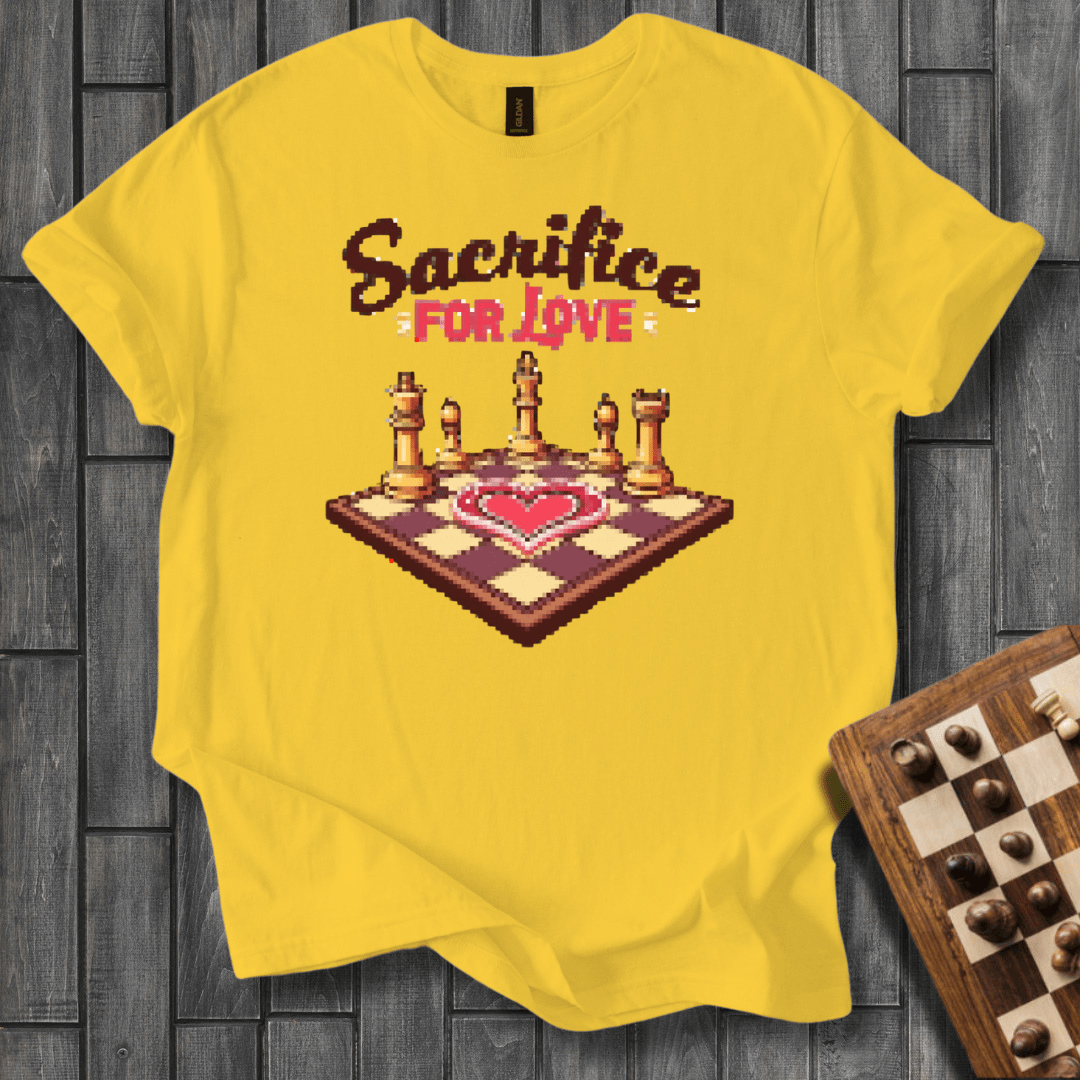 Sacrifice For Love Chess T-Shirt