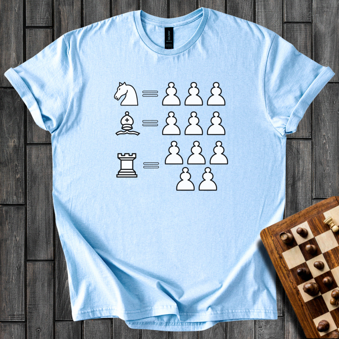 The Value of The Pieces Chess T-Shirt