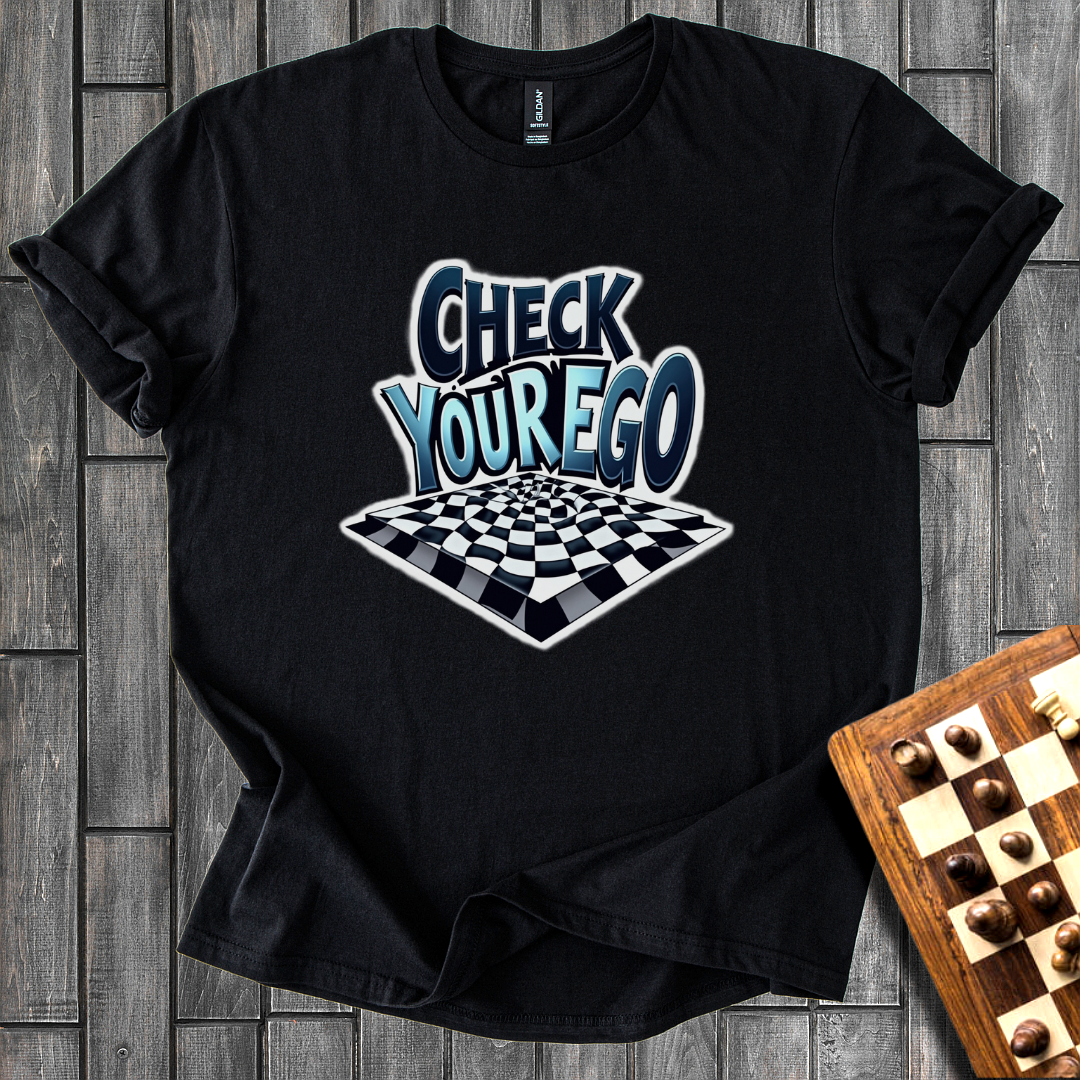 Check Your Ego Chess T-Shirt