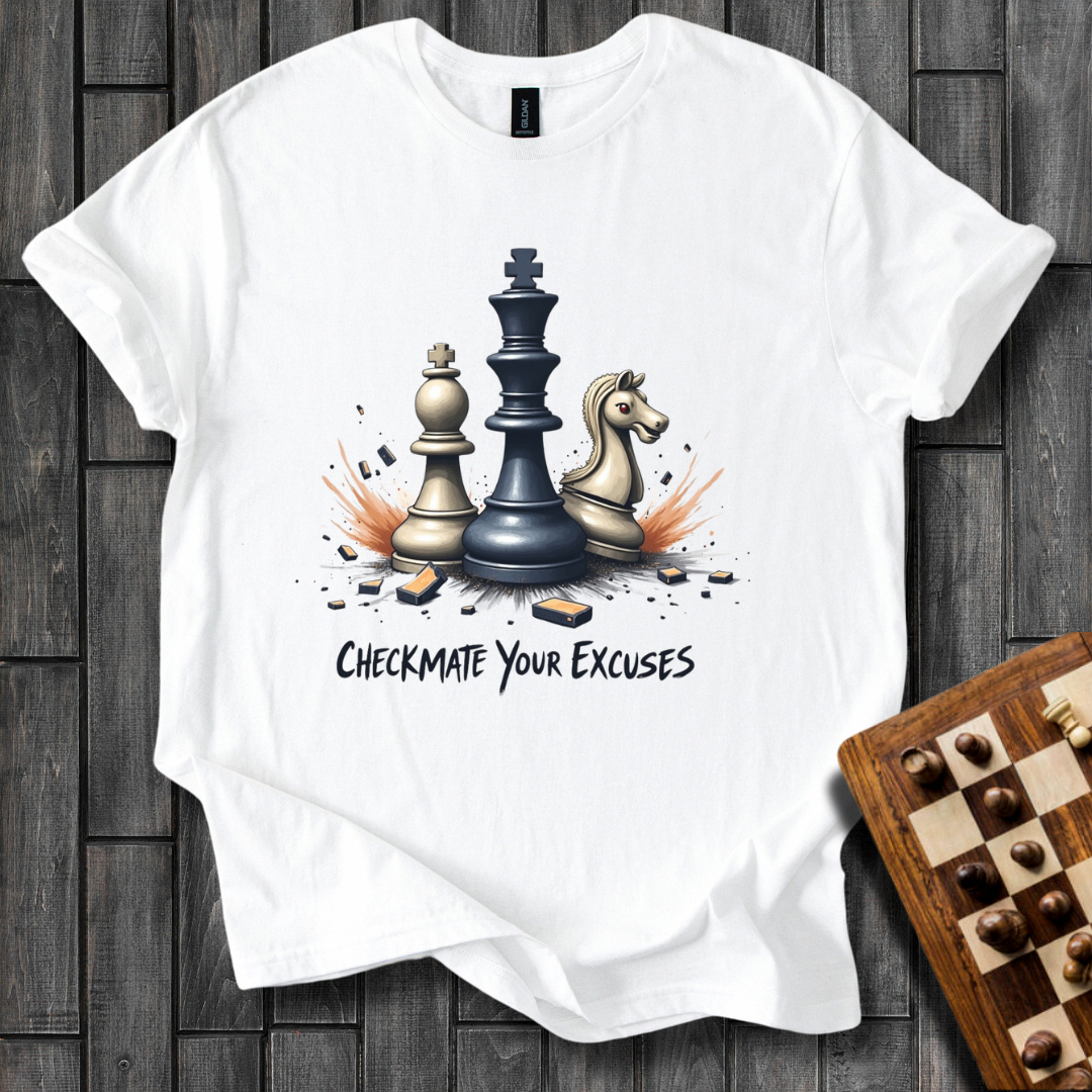 Checkmate Your Excuses Chess T-Shirt