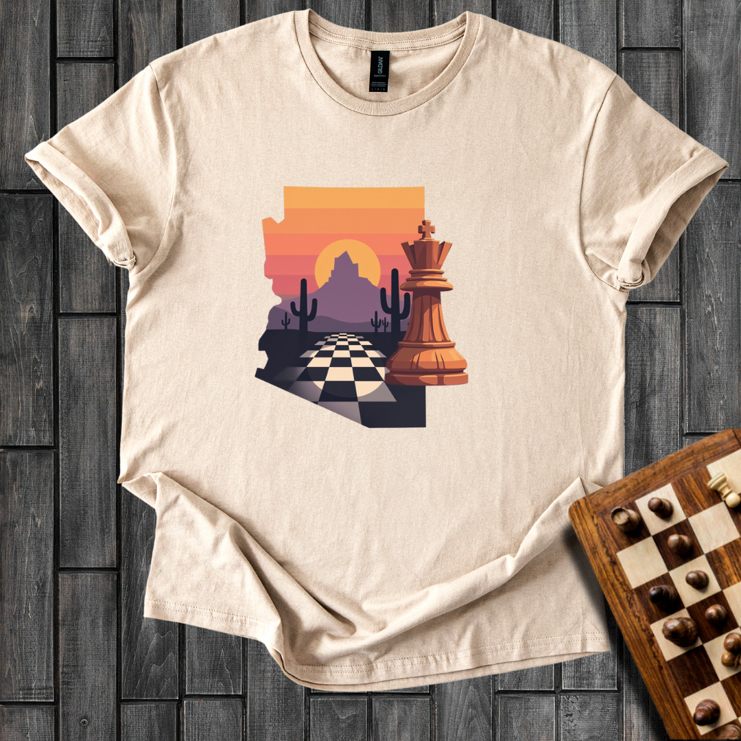 Arizona Sunset Chess T-Shirt