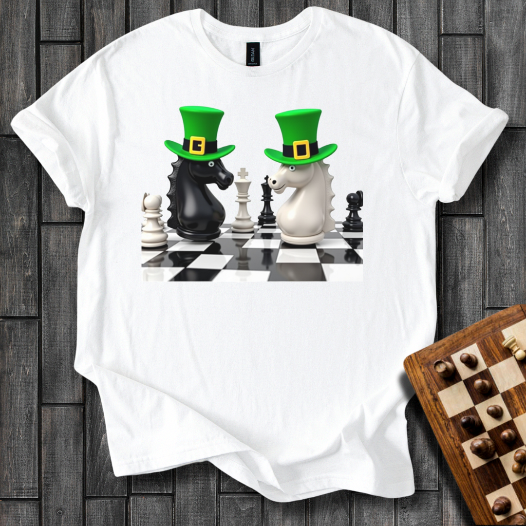 St. Patrick`s Day Knights Chess T-Shirt