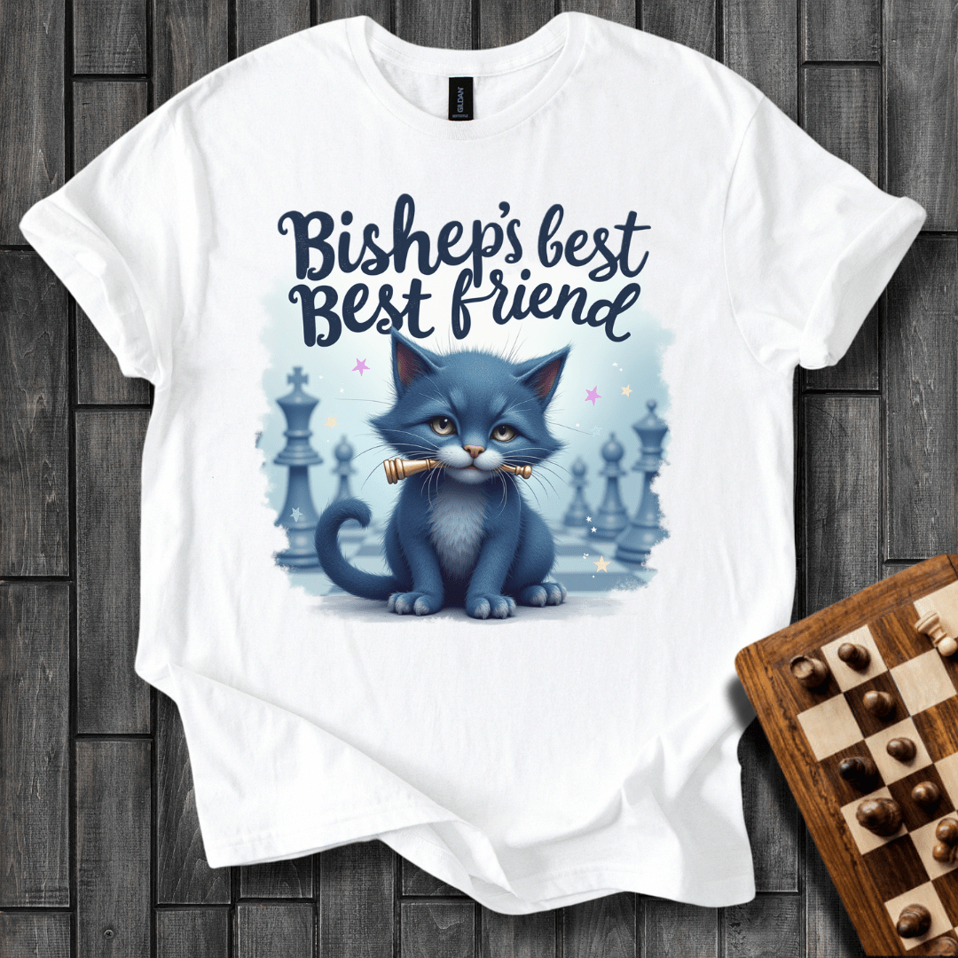 Paw-sitional Bishop Chess T-Shirt