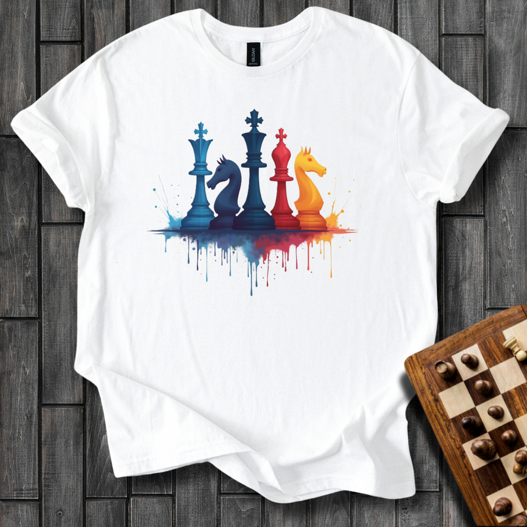 Multicolored Chess T-Shirt