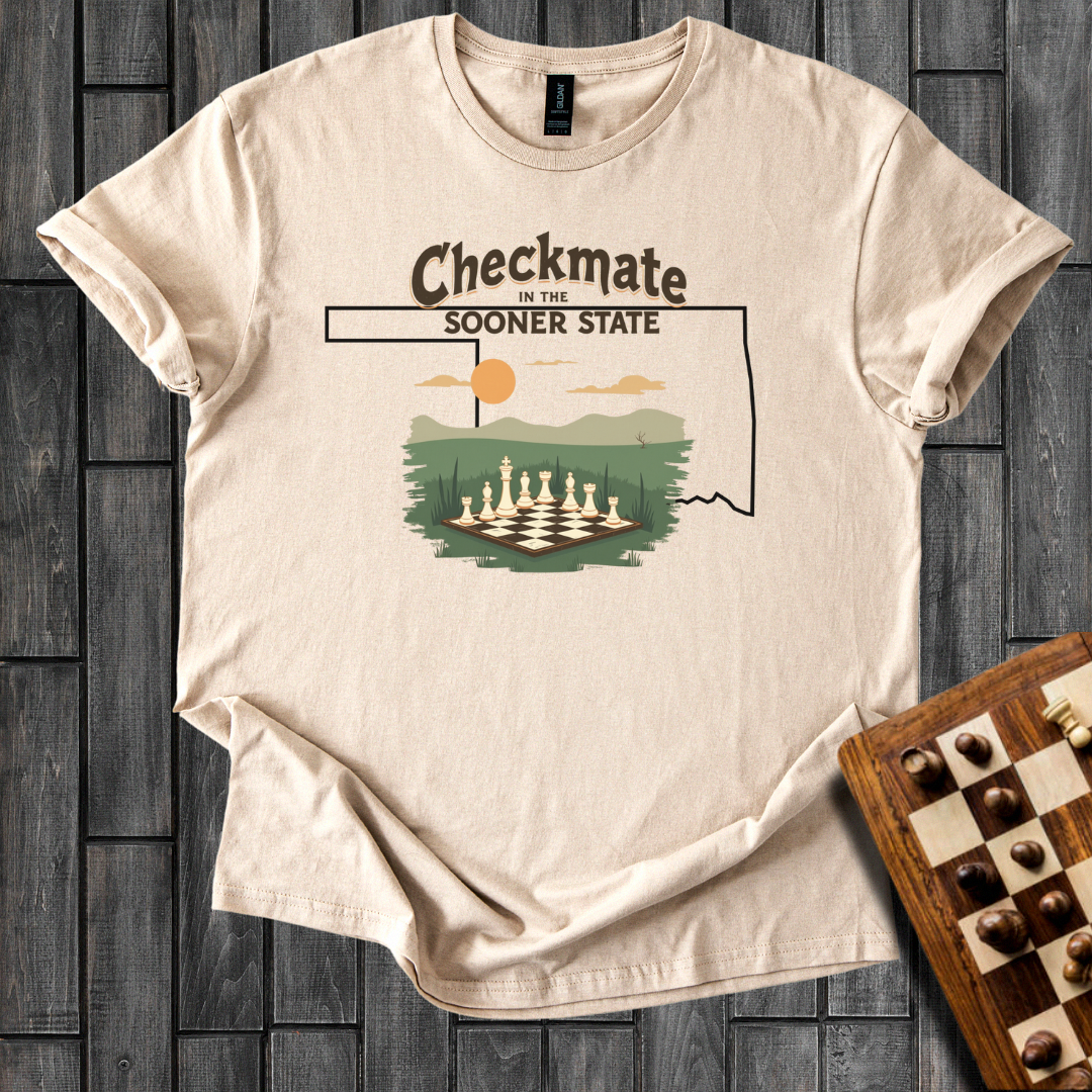 Sooner State Checkmate Chess T-Shirt