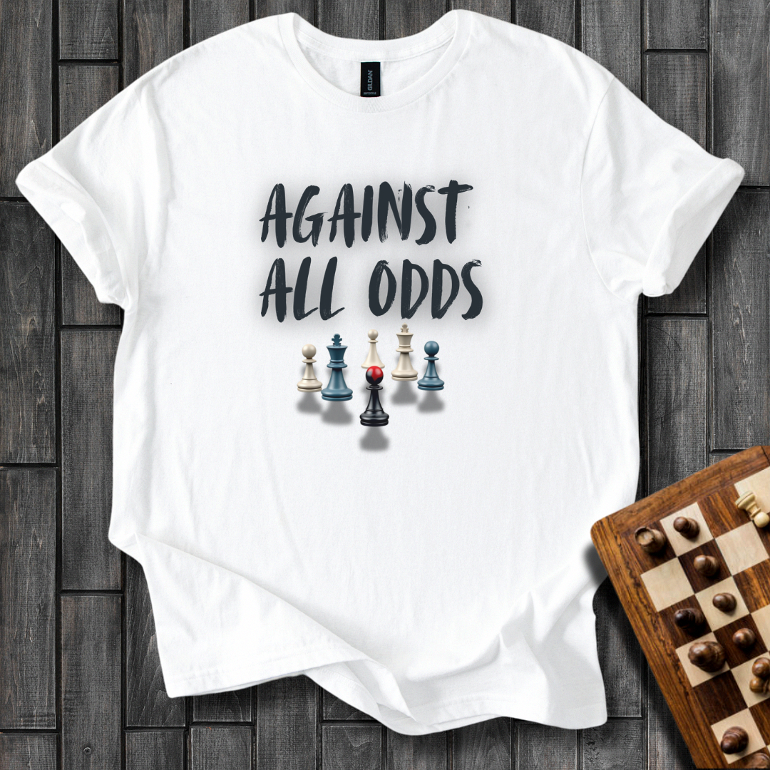 Against All Odds Chess T-Shirt