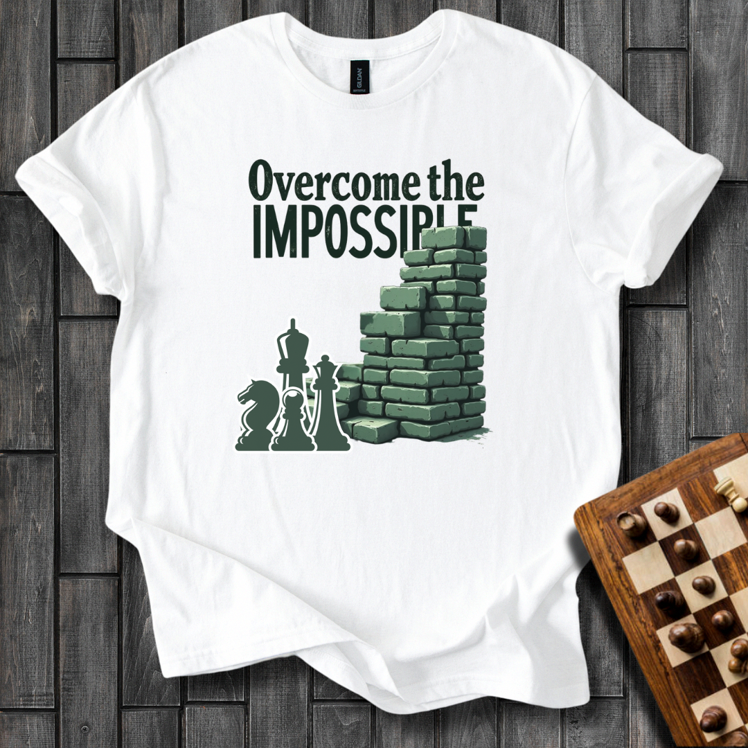 Overcome The Impossible Chess T-Shirt