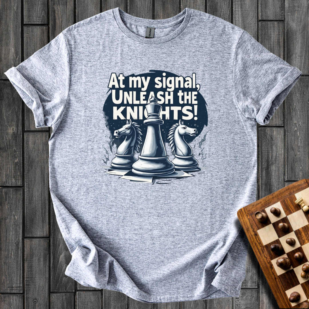 Unleash The Knights Chess T-Shirt