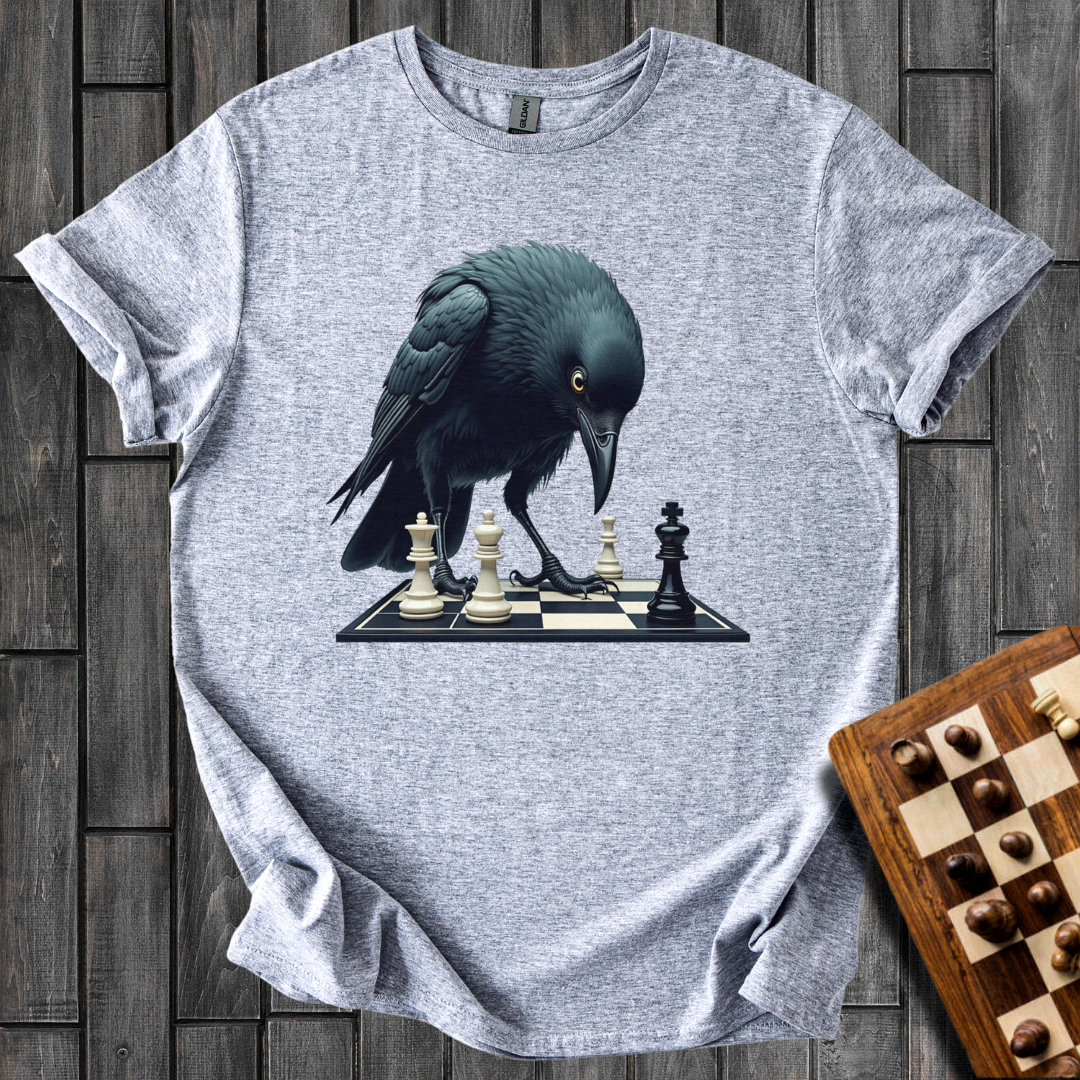 The Crow Knows Chess T-Shirt