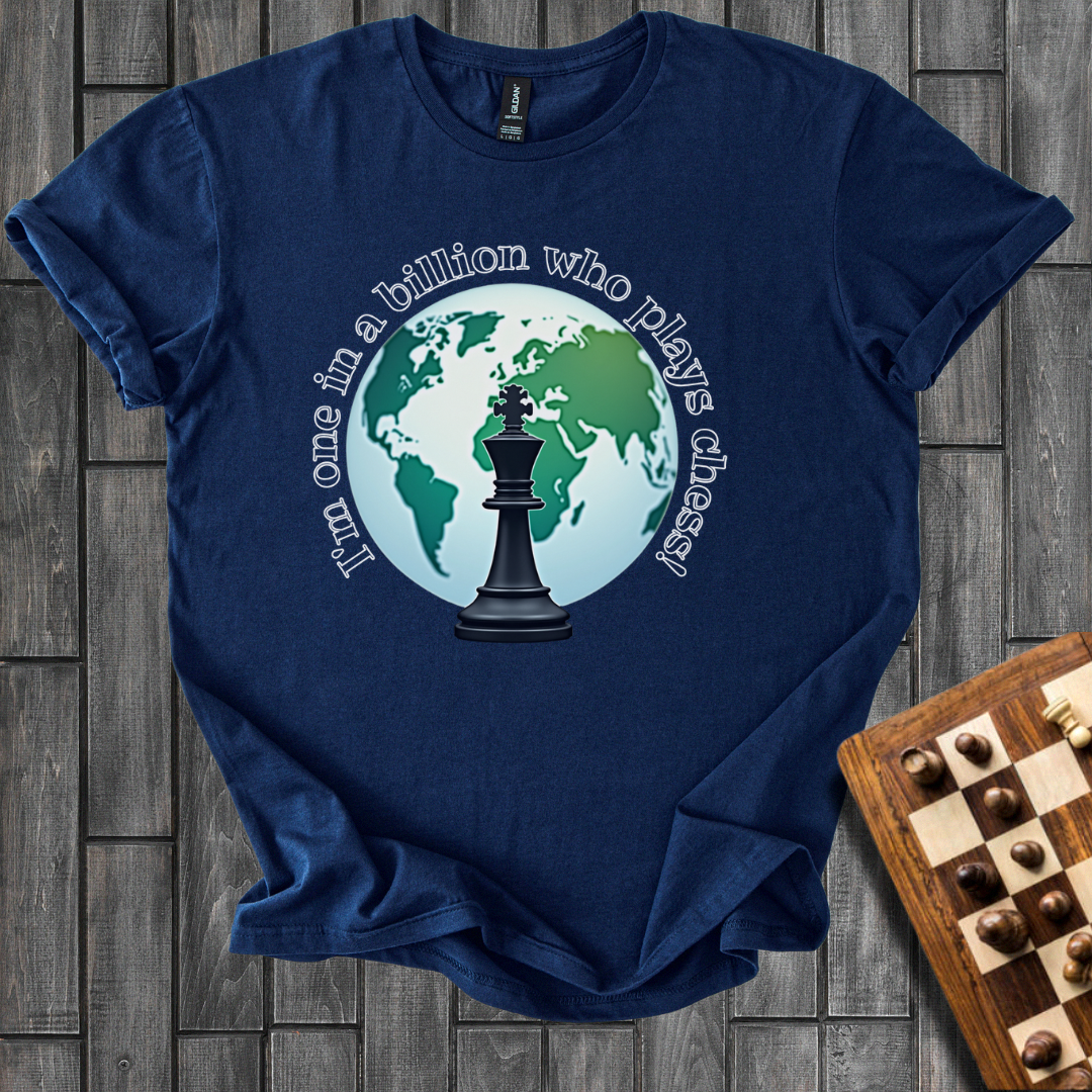 One in a Billion Chess T-Shirt