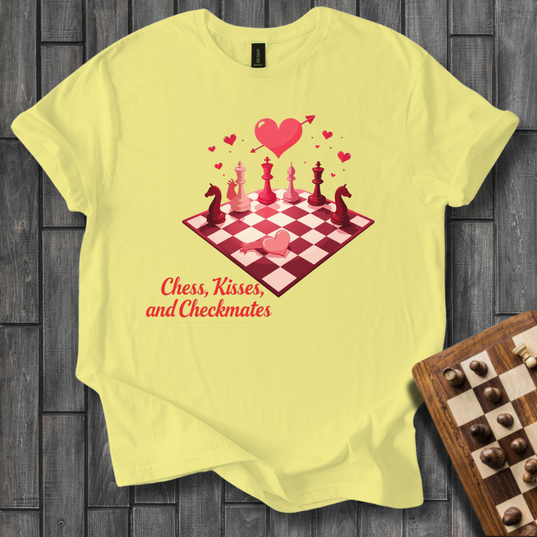 Chess, Kisses and Checkmates T-Shirt
