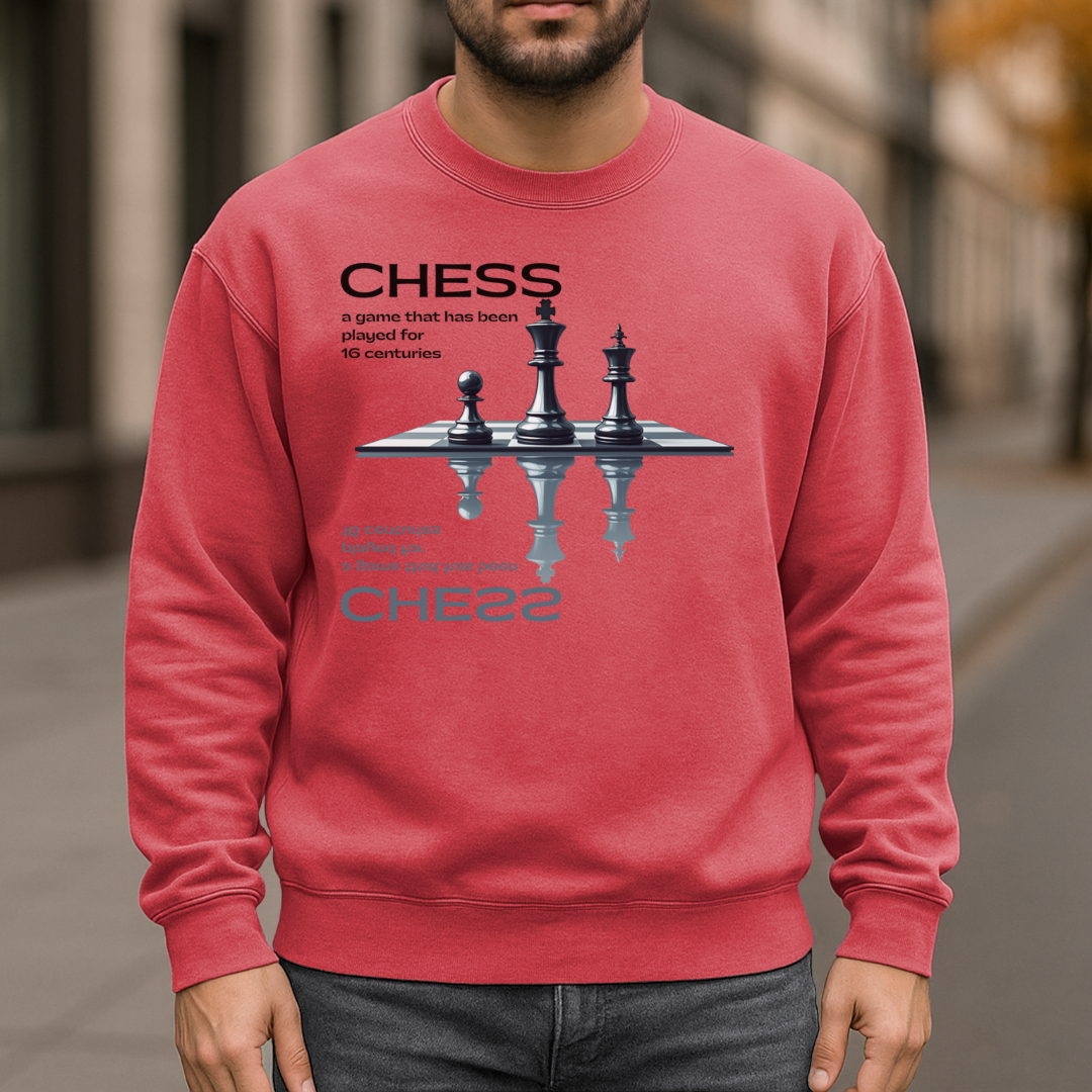 Sixteen Centuries Of Chess Garment-Dyed Sweatshirt